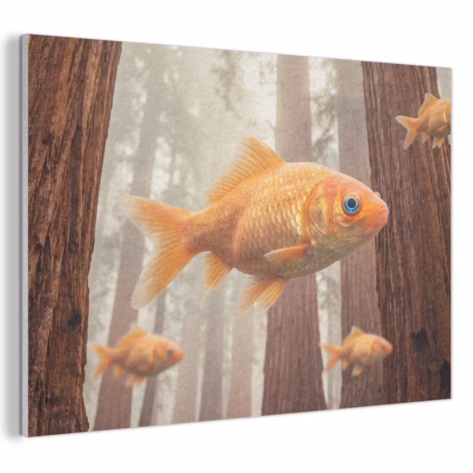 Akustikbild - Fisch – Wald – Fantasie - Vis - Bos - Fantasie PET vilt klein