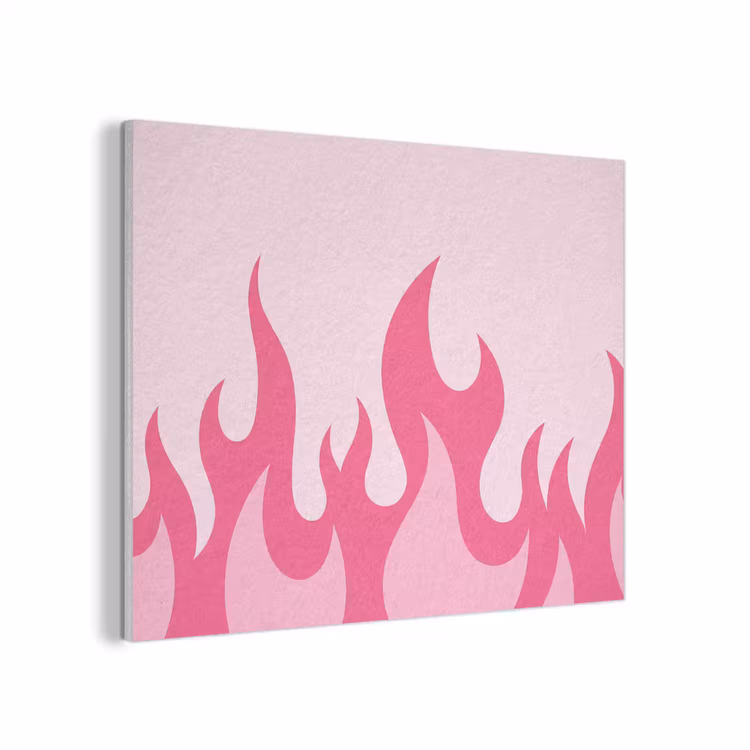 Vlammen - Patroon - Abstract - Modern - Roze PET vilt klein -3d