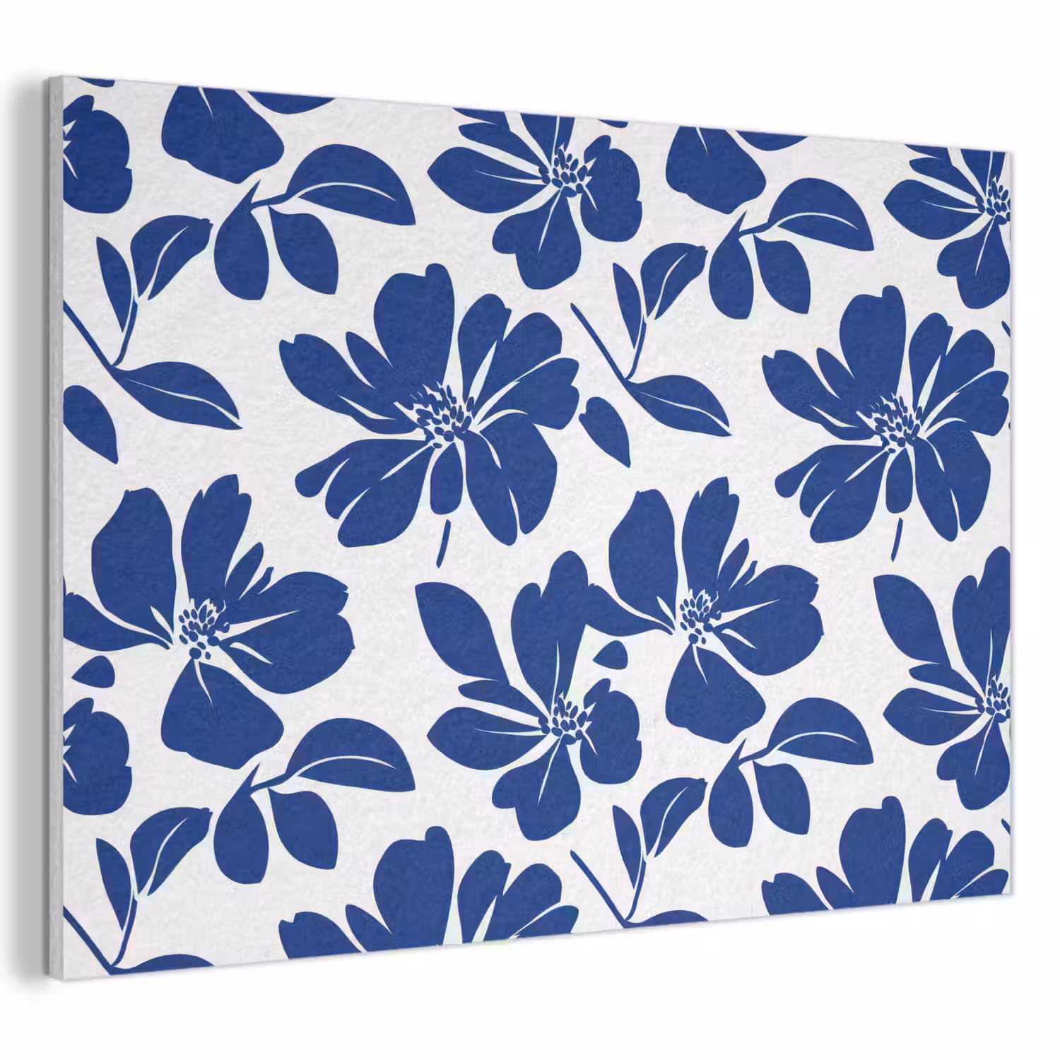 Floraal - Modern - Blauw PET vilt klein 837 -3d