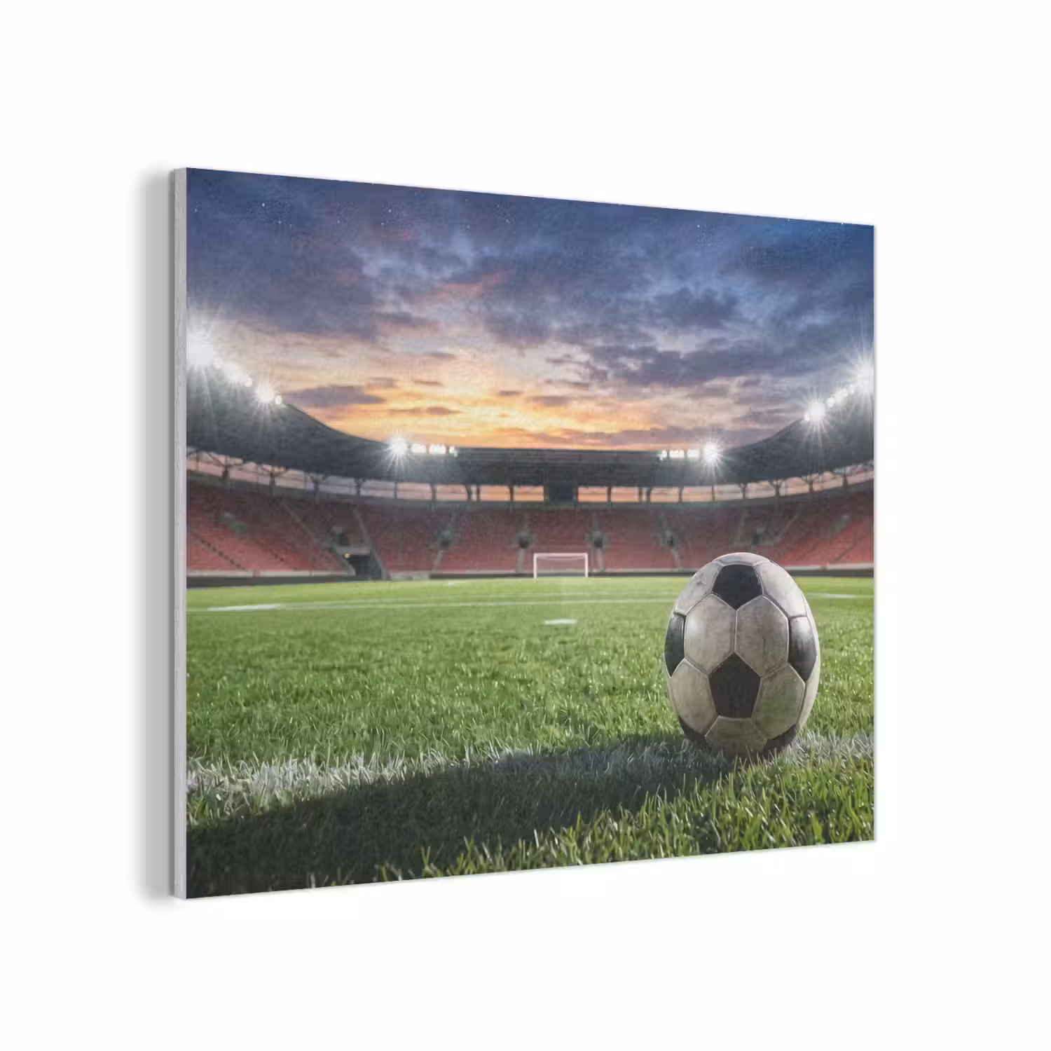 Voetbal - Stadion - Sport - Groen PET vilt klein -3d
