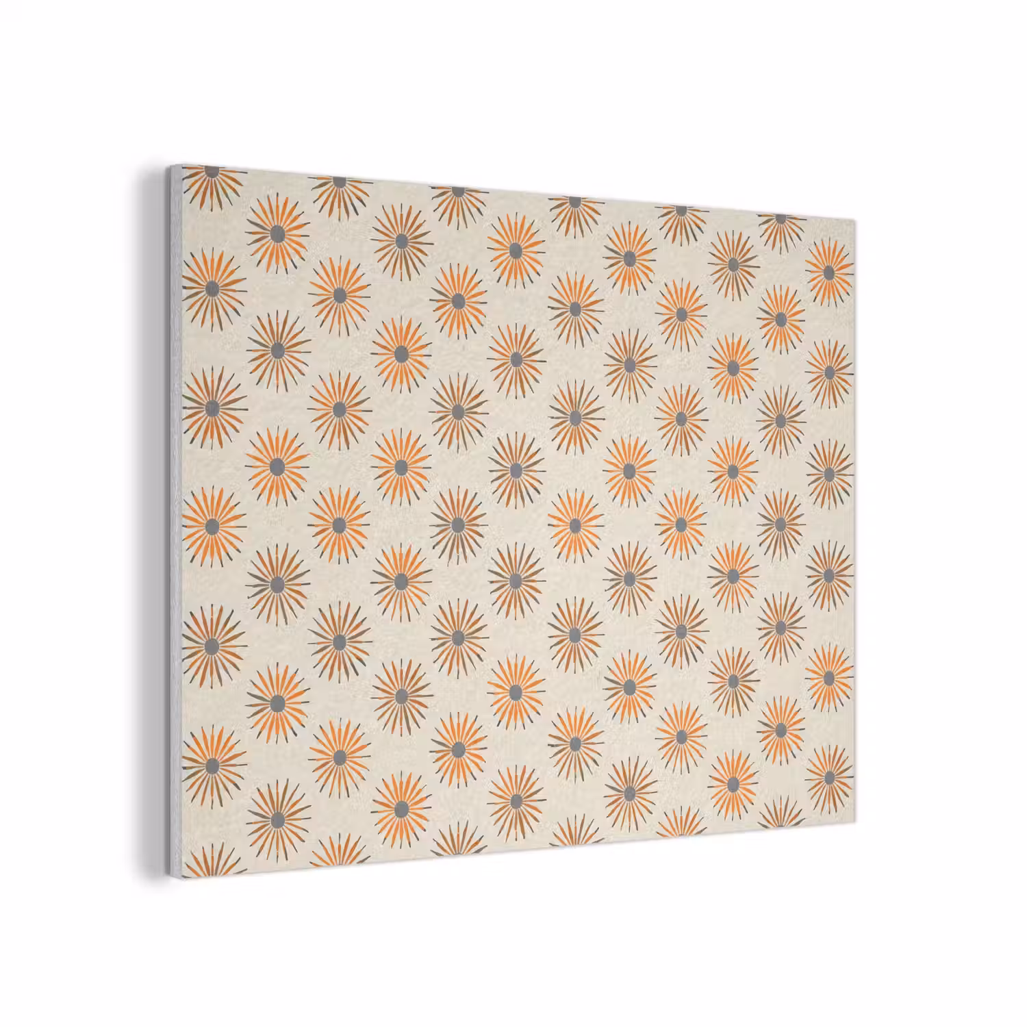 Madelief - Patroon - Oranje PET vilt klein 837 -3d