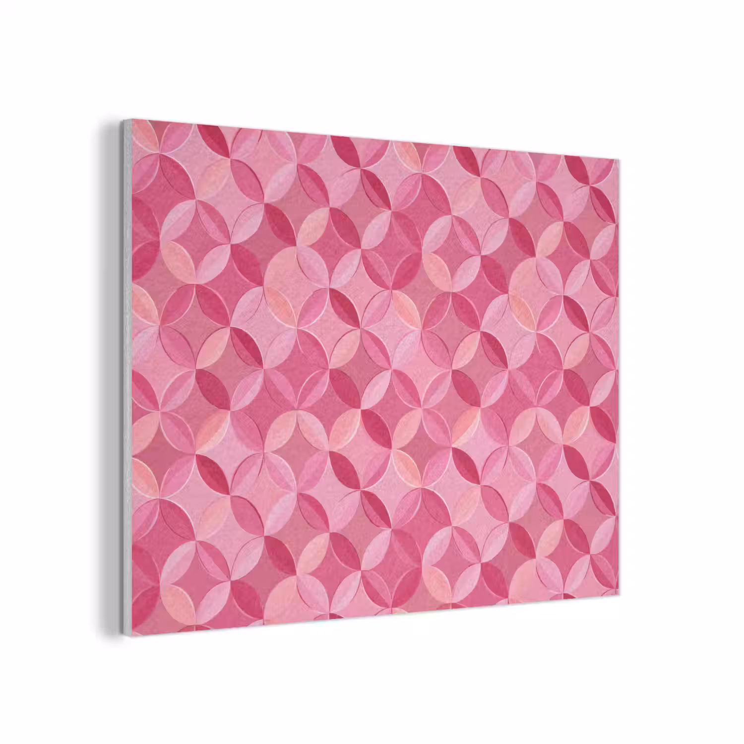 Geometrisch - Mozaïek - Modern - Roze PET vilt klein 837 -3d