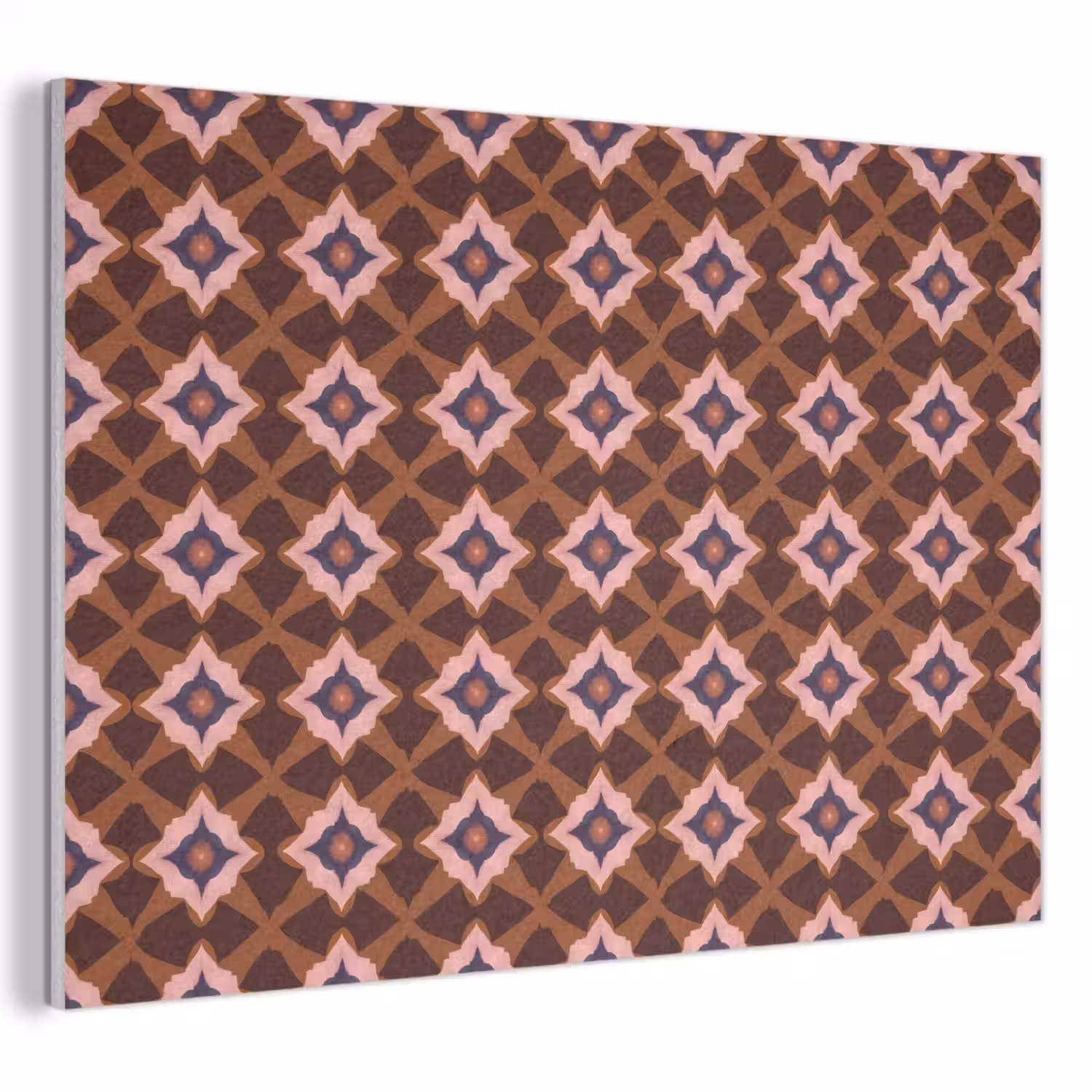 Geometrisch - Sierlijk - Bruin PET vilt klein 837 -3d