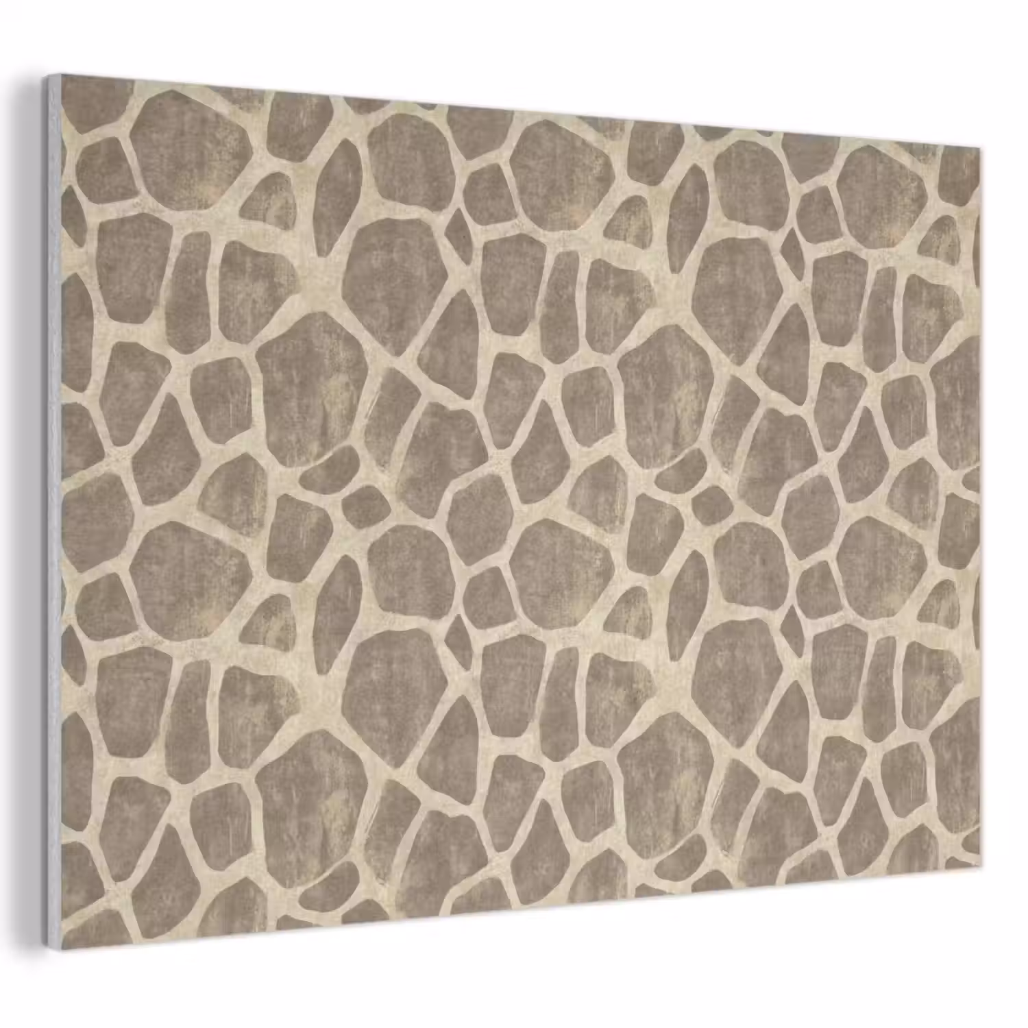 Giraf - Patroon - Beige - Bruin PET vilt klein 837 -3d