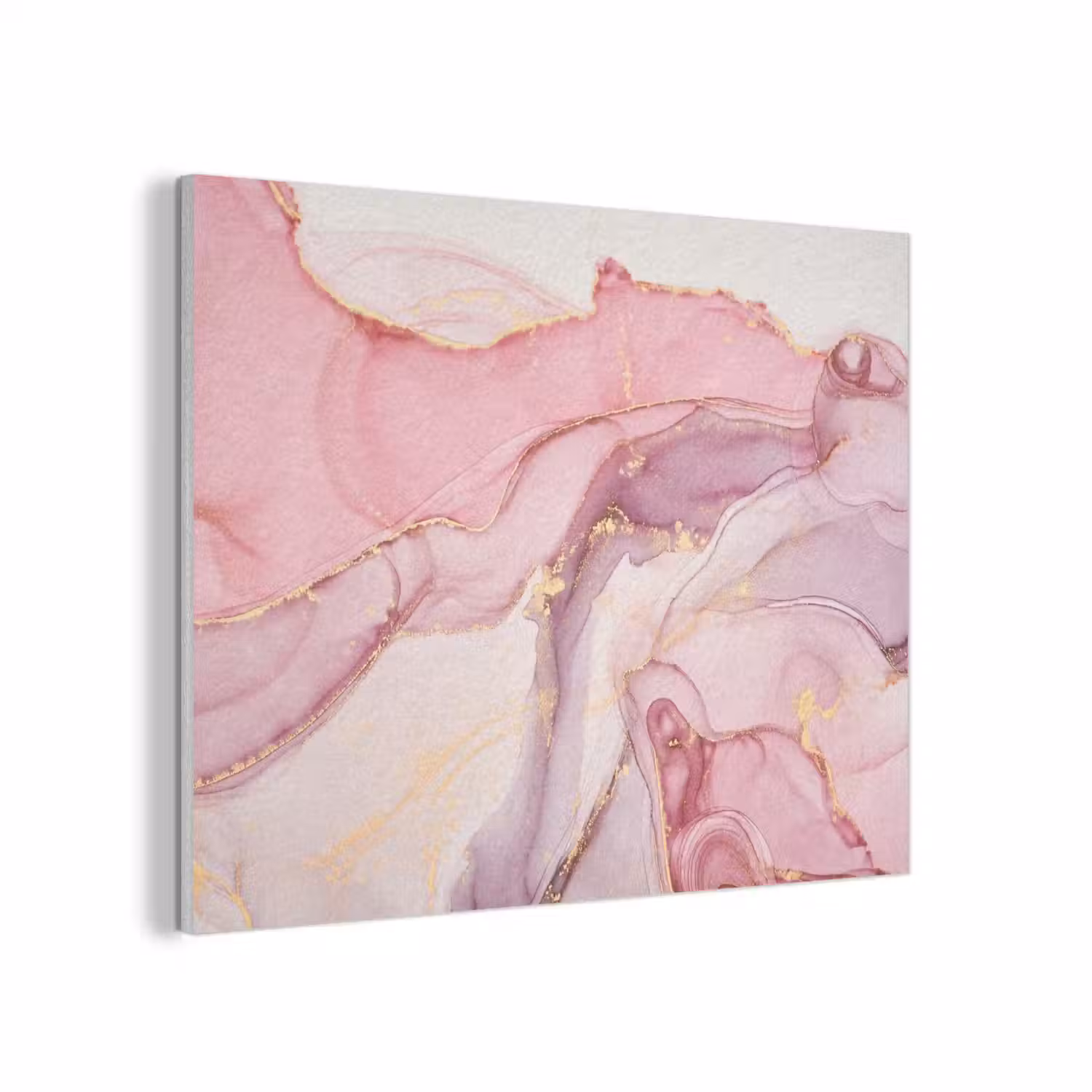 Goud - Marmer - Roze PET vilt klein -3d