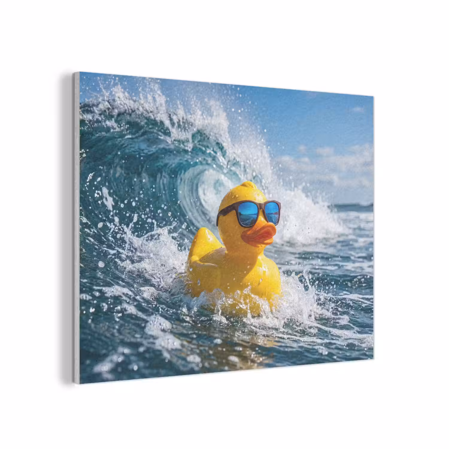 Badeend - Stoer - Golven PET vilt klein -3d
