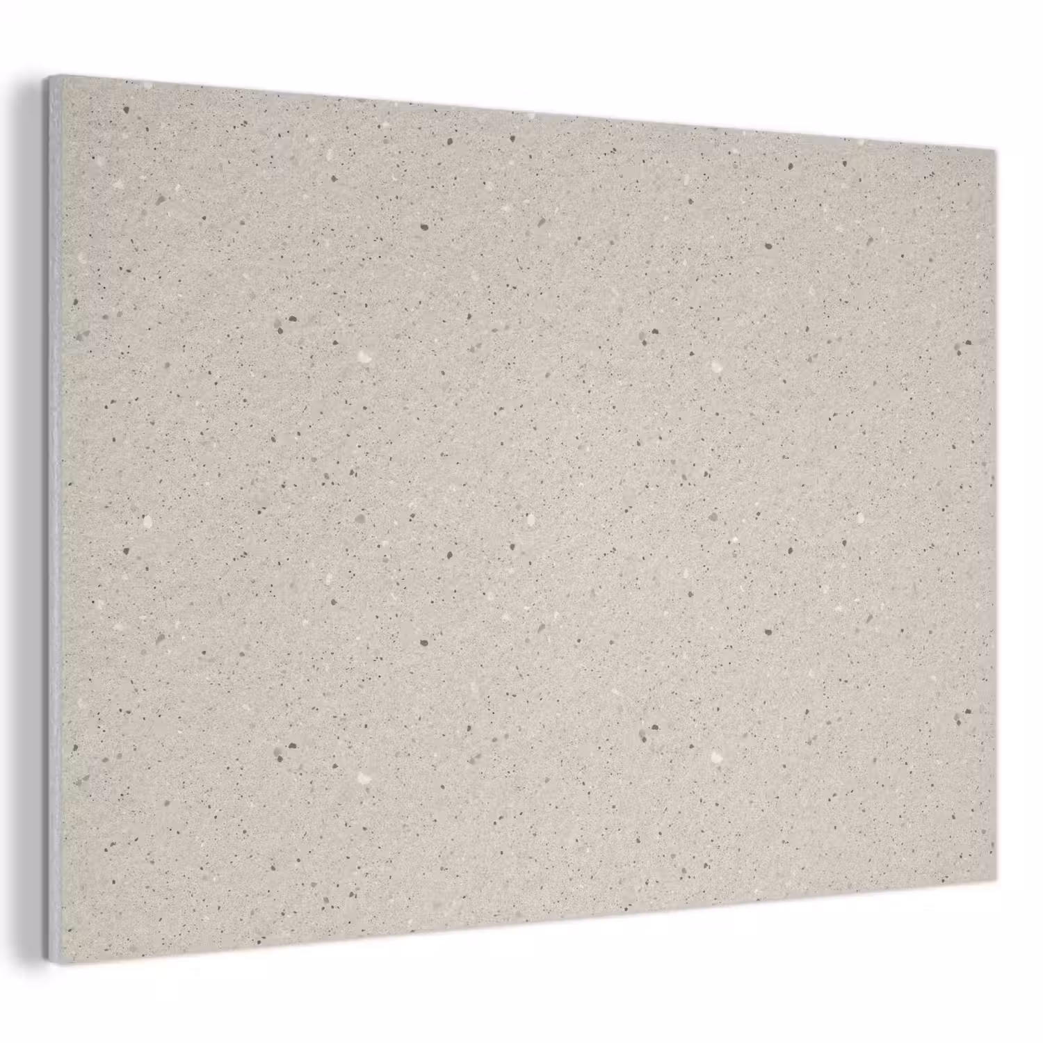 Lichtbeige - Terrazzo - Grijs PET vilt klein 837 -3d