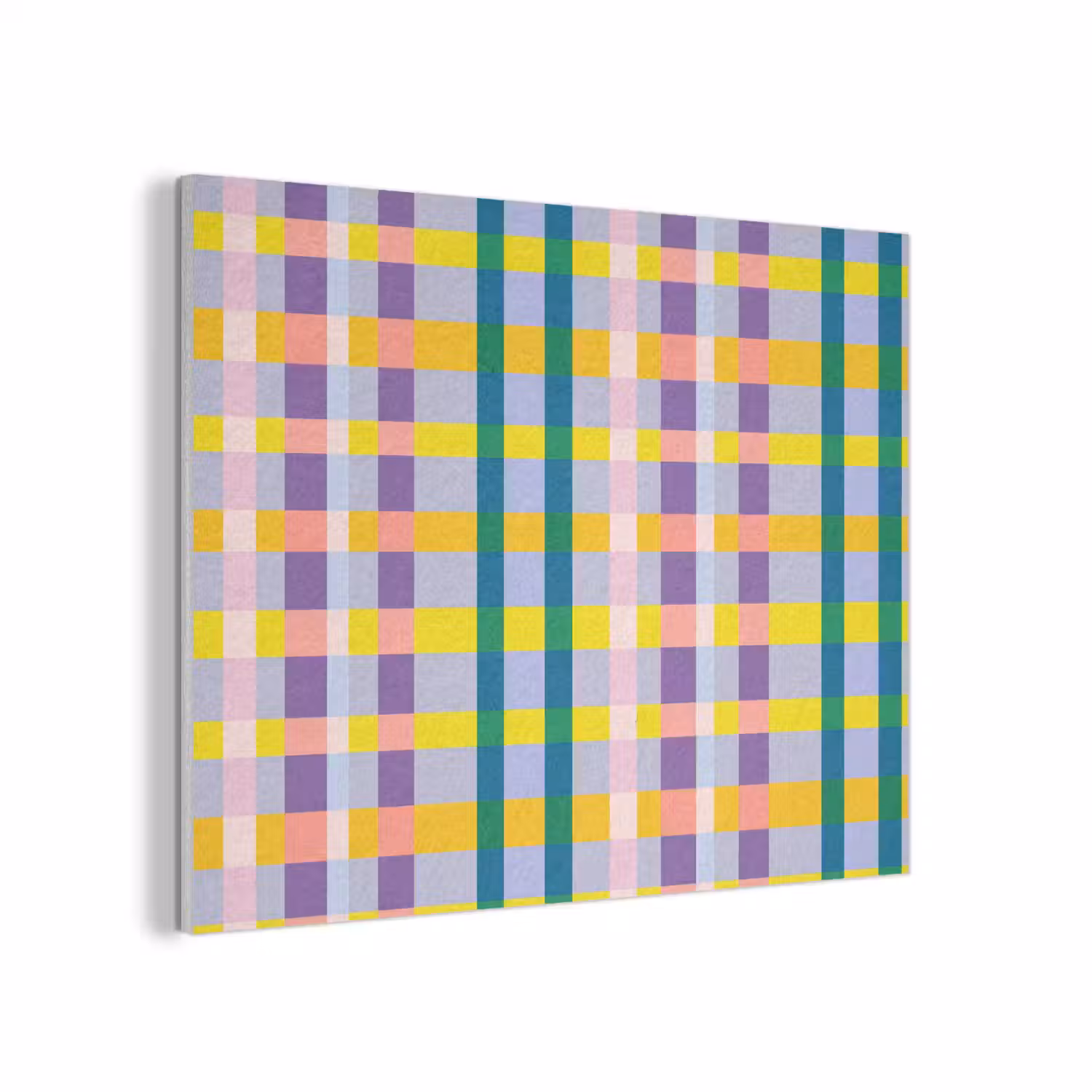 Ruit - Patroon - Kleurrijk PET vilt klein 837 -3d