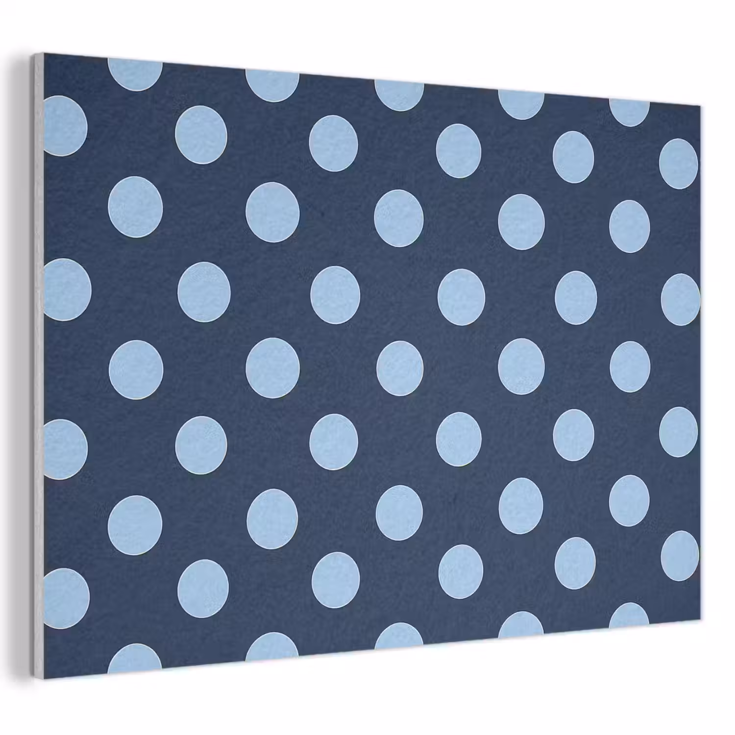 Klassiek - Dots - Blauw PET vilt klein 837 -3d