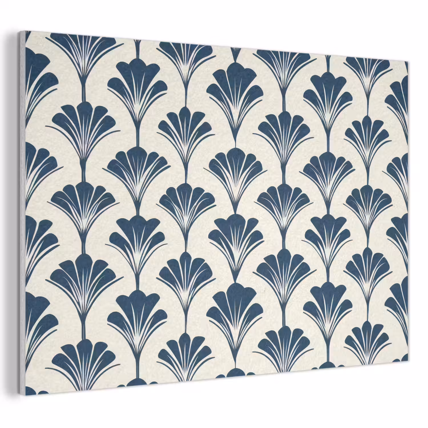 Klassiek - Motief - Blauw PET vilt klein 837 -3d