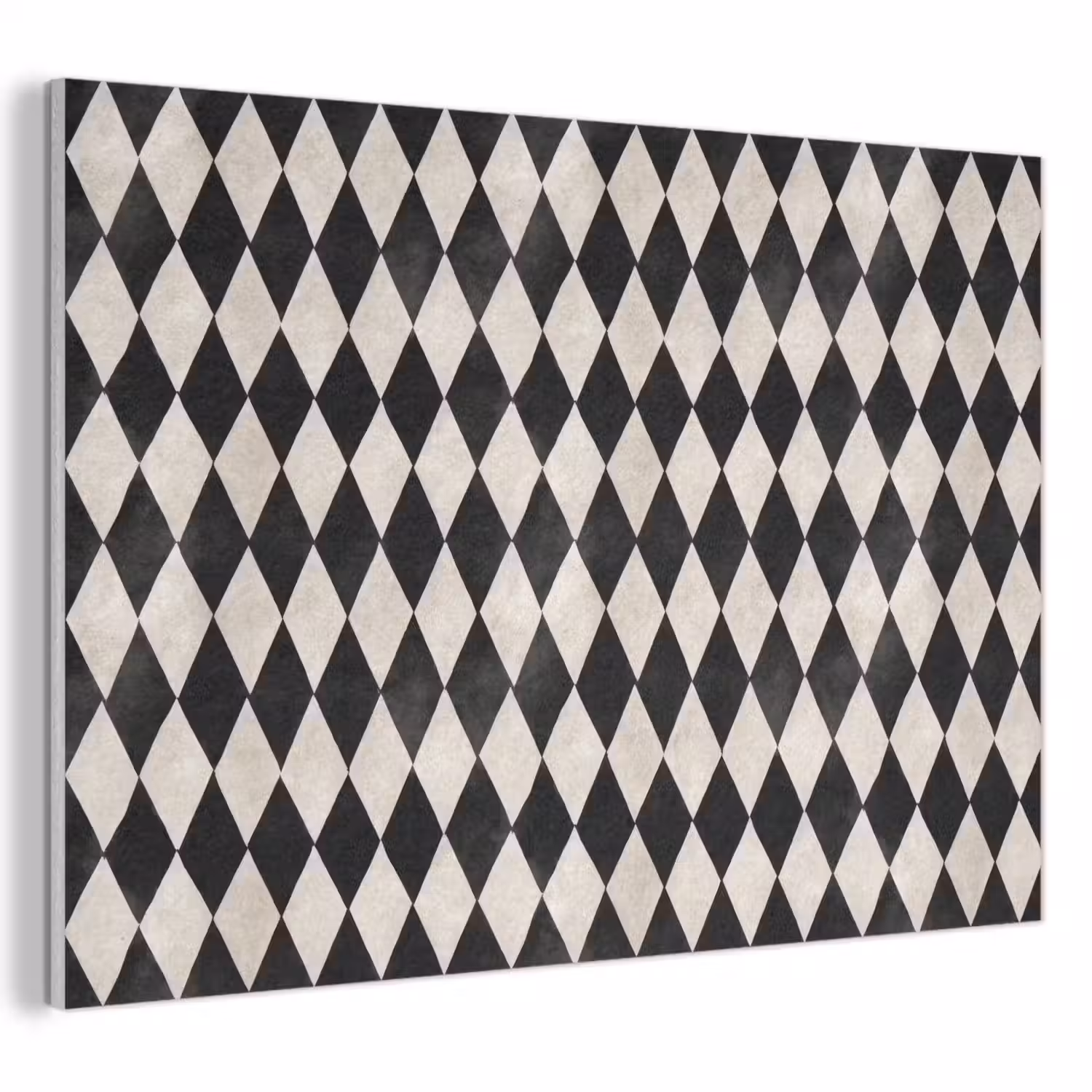 Klassiek - Patroon - Zwart PET vilt klein 837 -3d