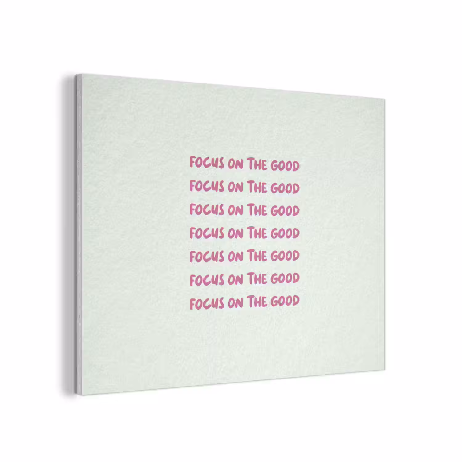Focus on the good - Roze PET vilt klein -3d