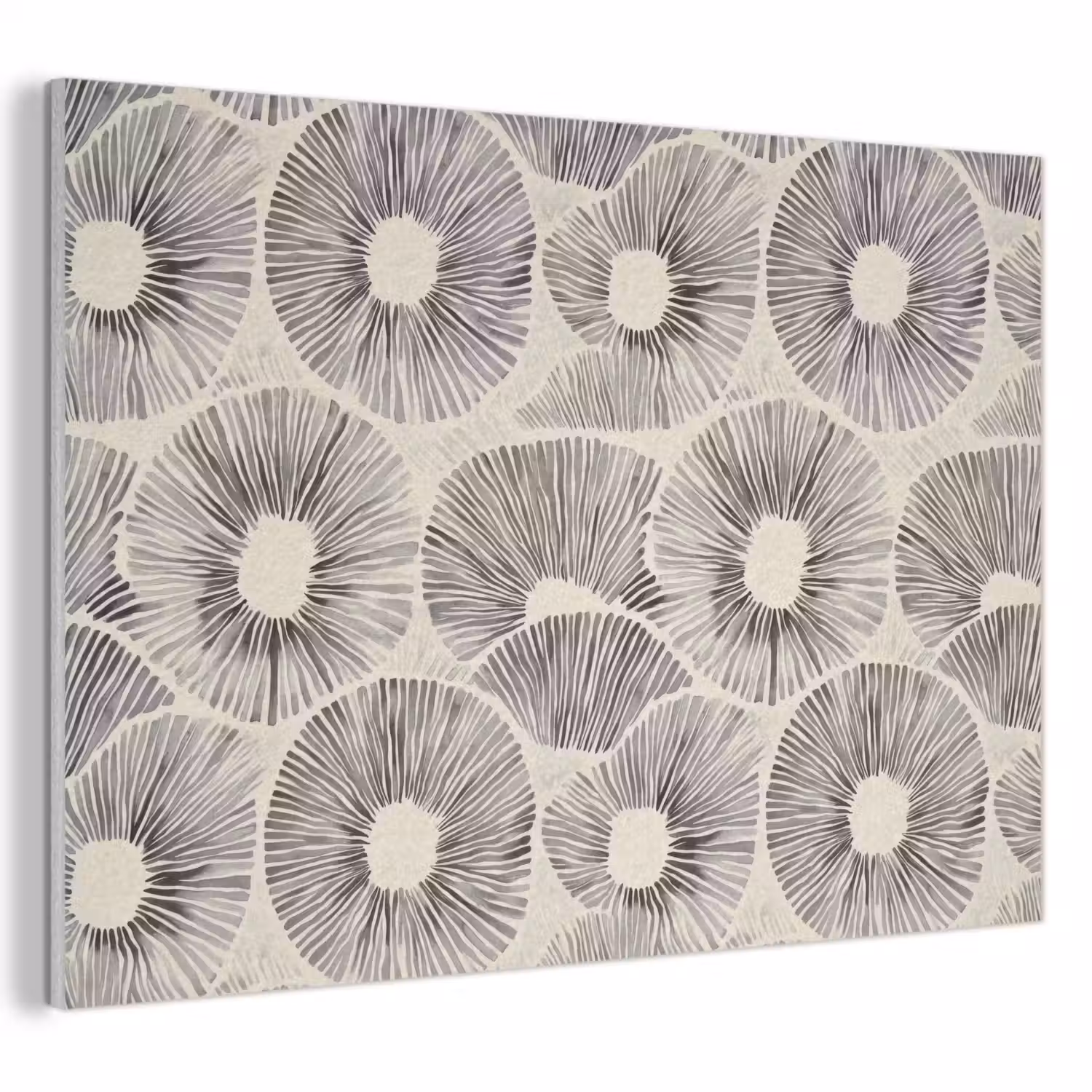Cirkels - Patroon - Zwart PET vilt klein 837 -3d
