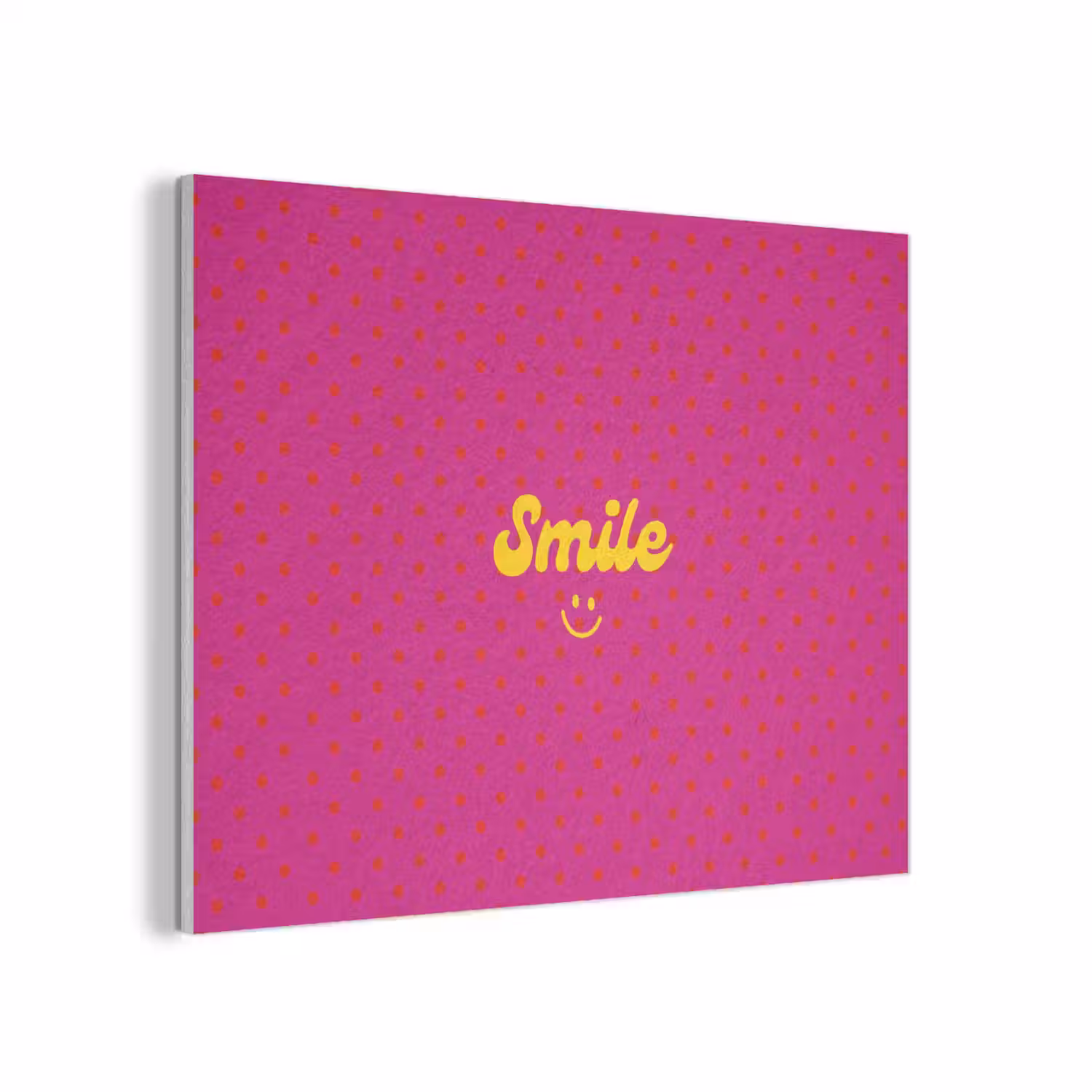 Smile - Stippen - Roze PET vilt klein -3d