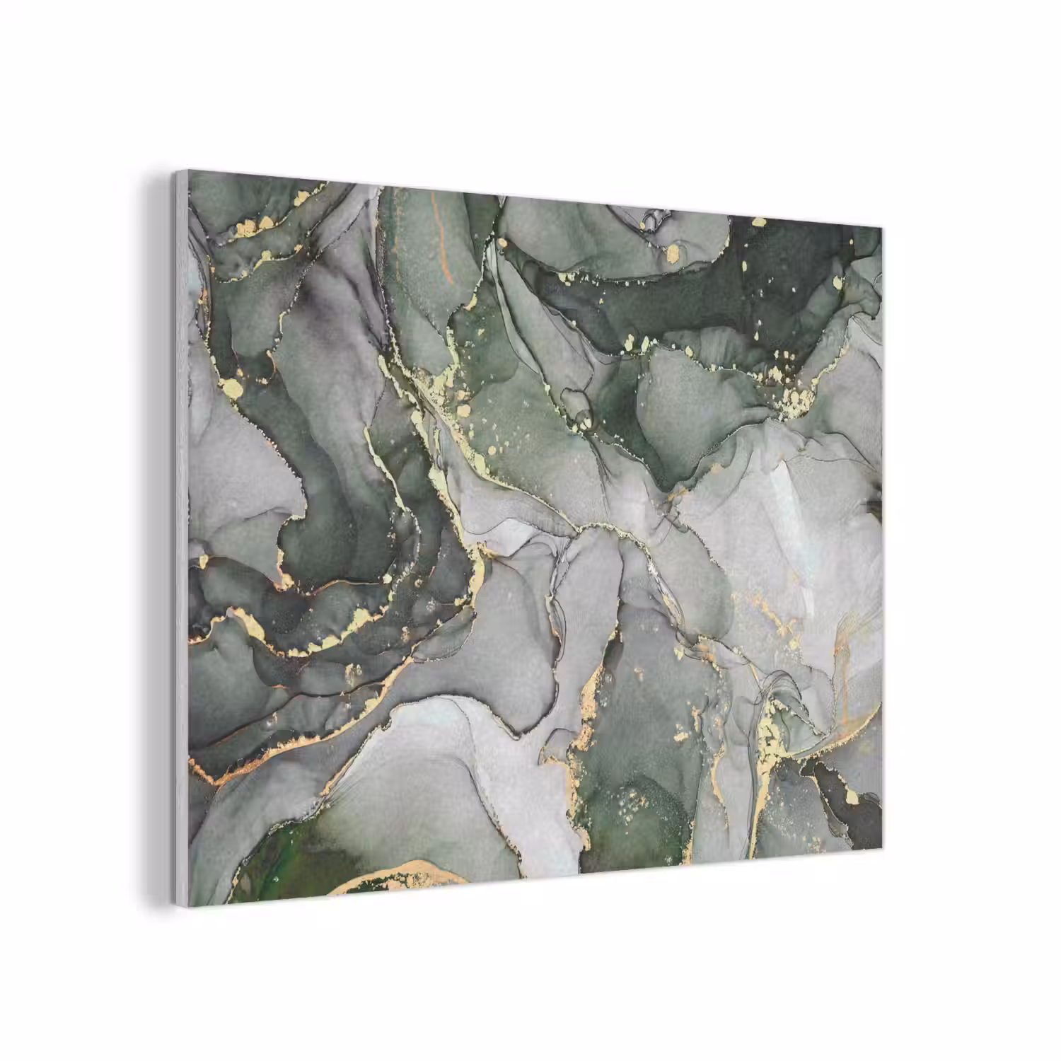 Luxe - Marmer - Groen PET vilt klein -3d