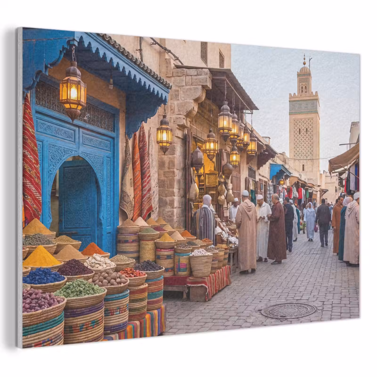 Akustikbild - Markt – Orientalisch – Farbenfroh - Markt - Oosters - Kleurrijk PET vilt klein