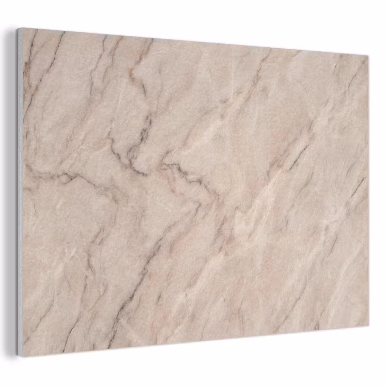 Marmer - Patroon - Abstract - Modern - Beige PET vilt klein -3d