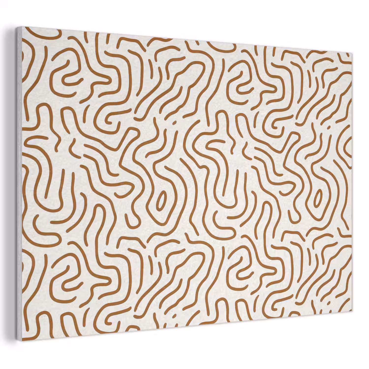 Minimalistisch - Patroon - Terracotta PET vilt klein 837 -3d