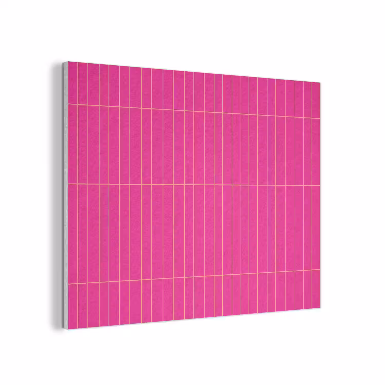 Patroon - Tegel - Magenta - Roze PET vilt klein 837 -3d