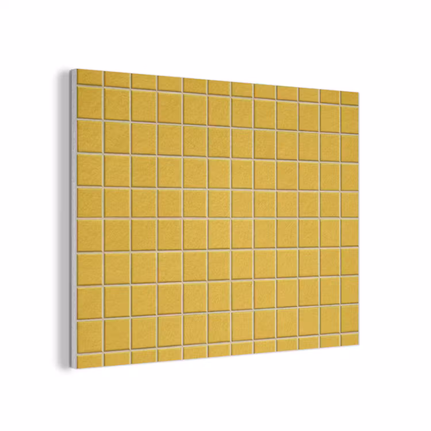 Patroon - Tegel - Okergeel PET vilt klein 837 -3d