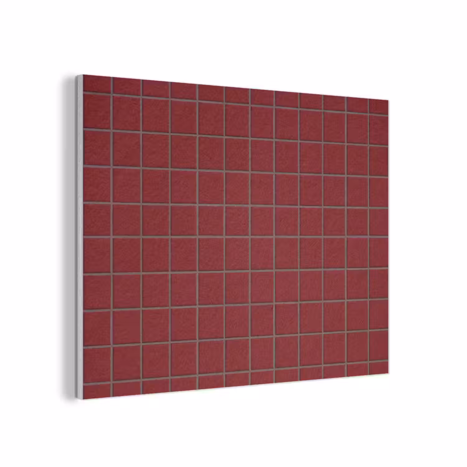 Patroon - Tegels - Burgundy PET vilt klein 837 -3d