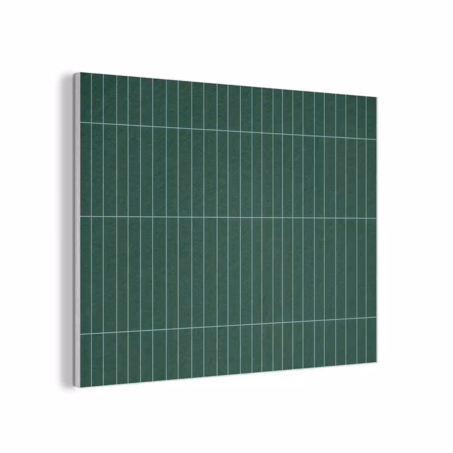 Patroon - Tegels - Donkergroen PET vilt klein 837 -3d
