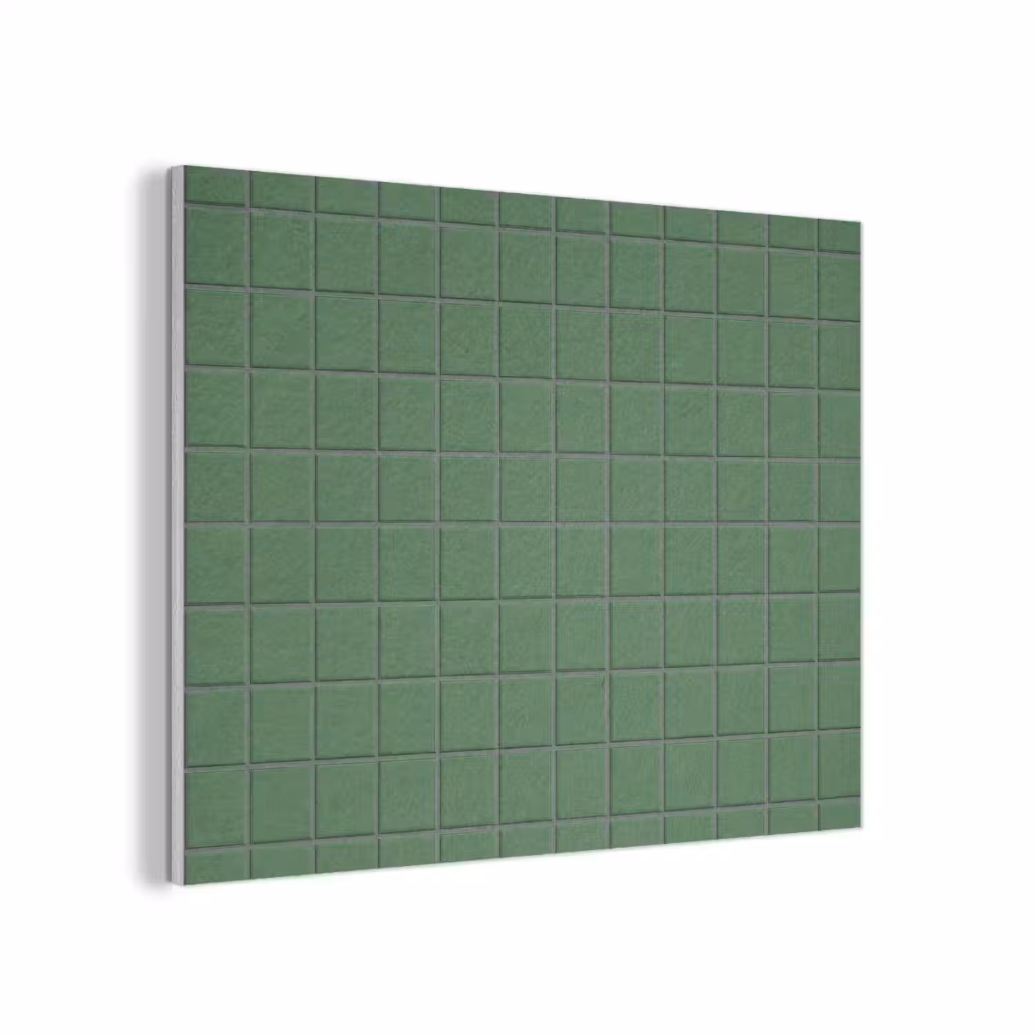 Patroon - Tegels - Groen PET vilt klein 837 -3d