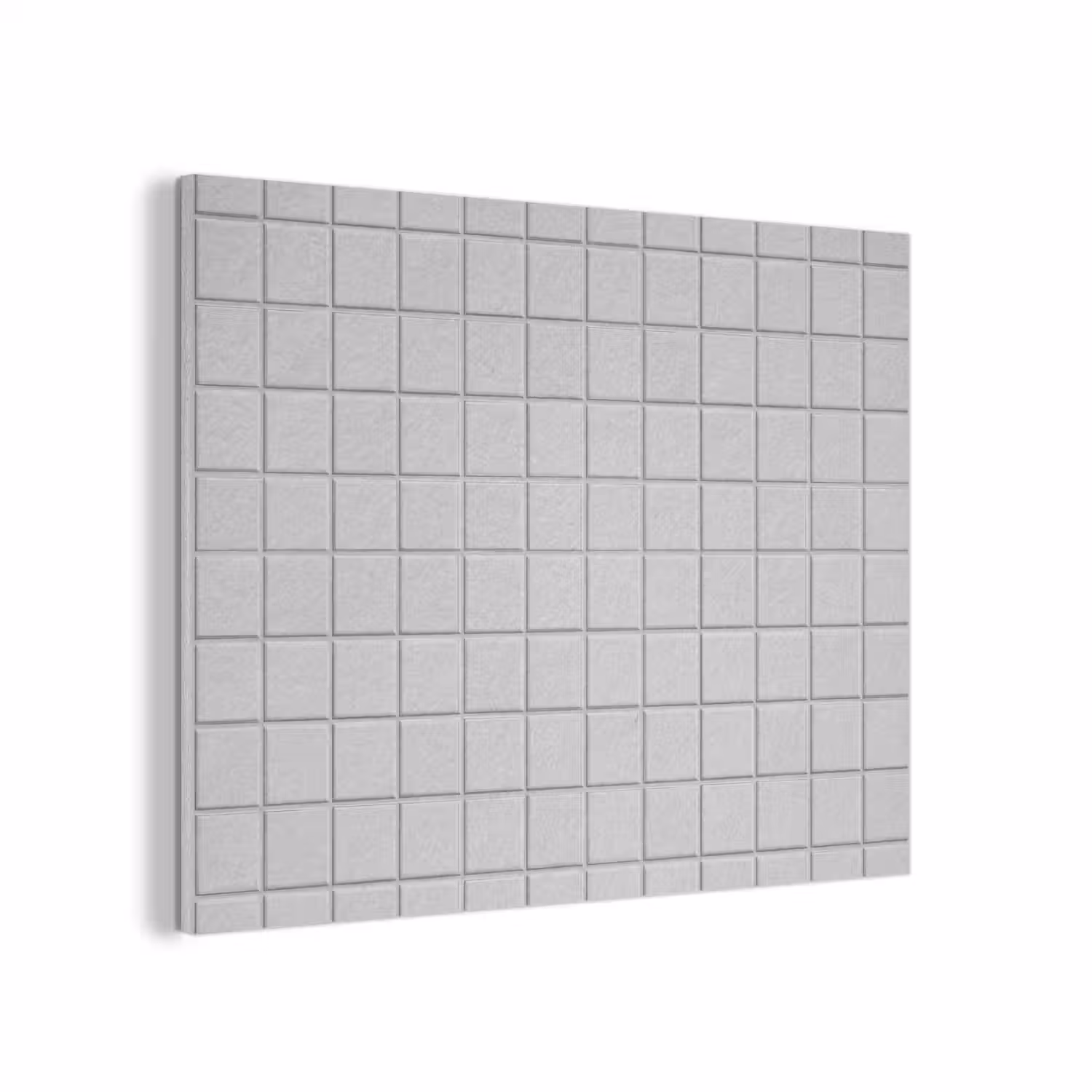Patroon - Tegels - Licht - Grijs PET vilt klein 837 -3d