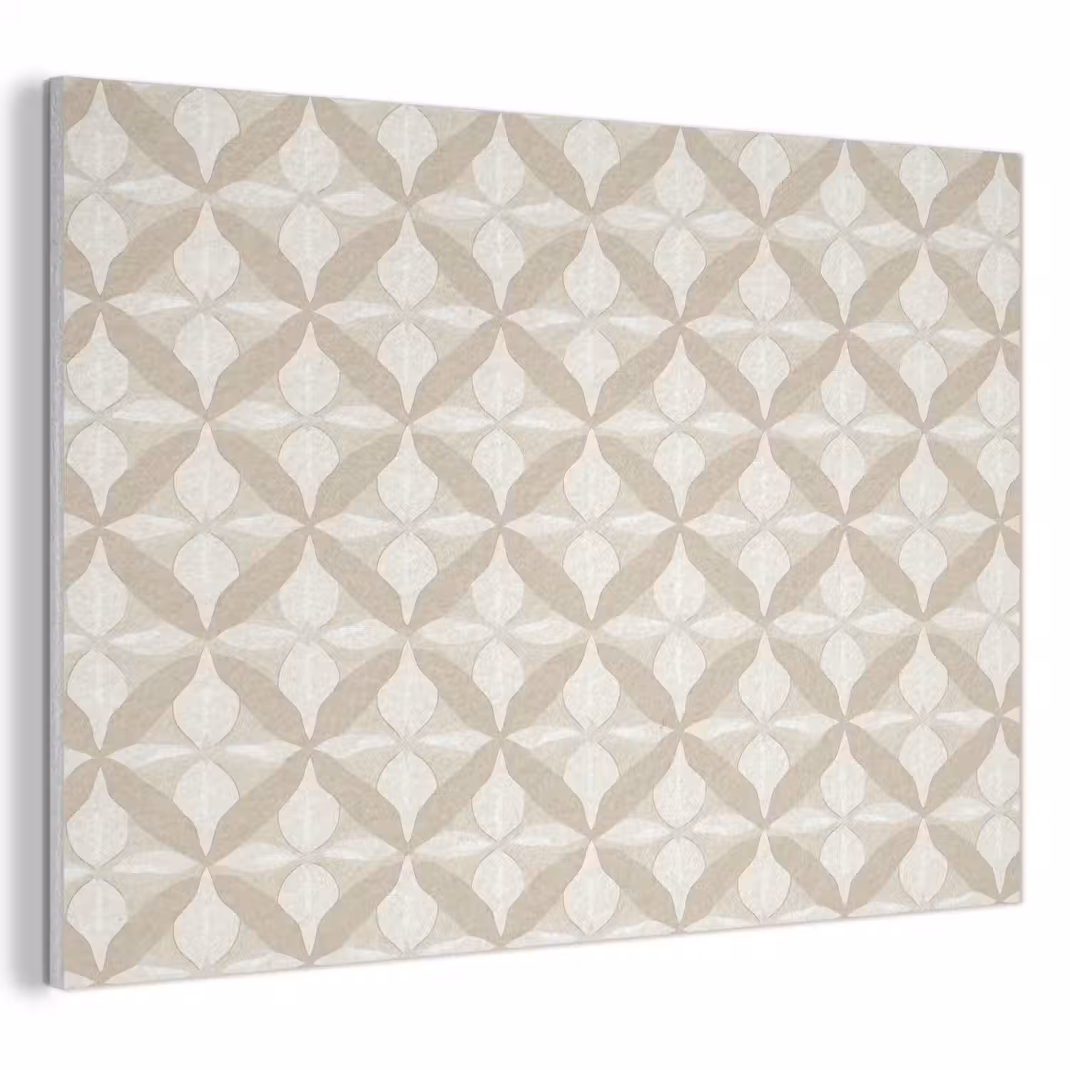 Patroon - Klassiek - Beige PET vilt klein 837 -3d
