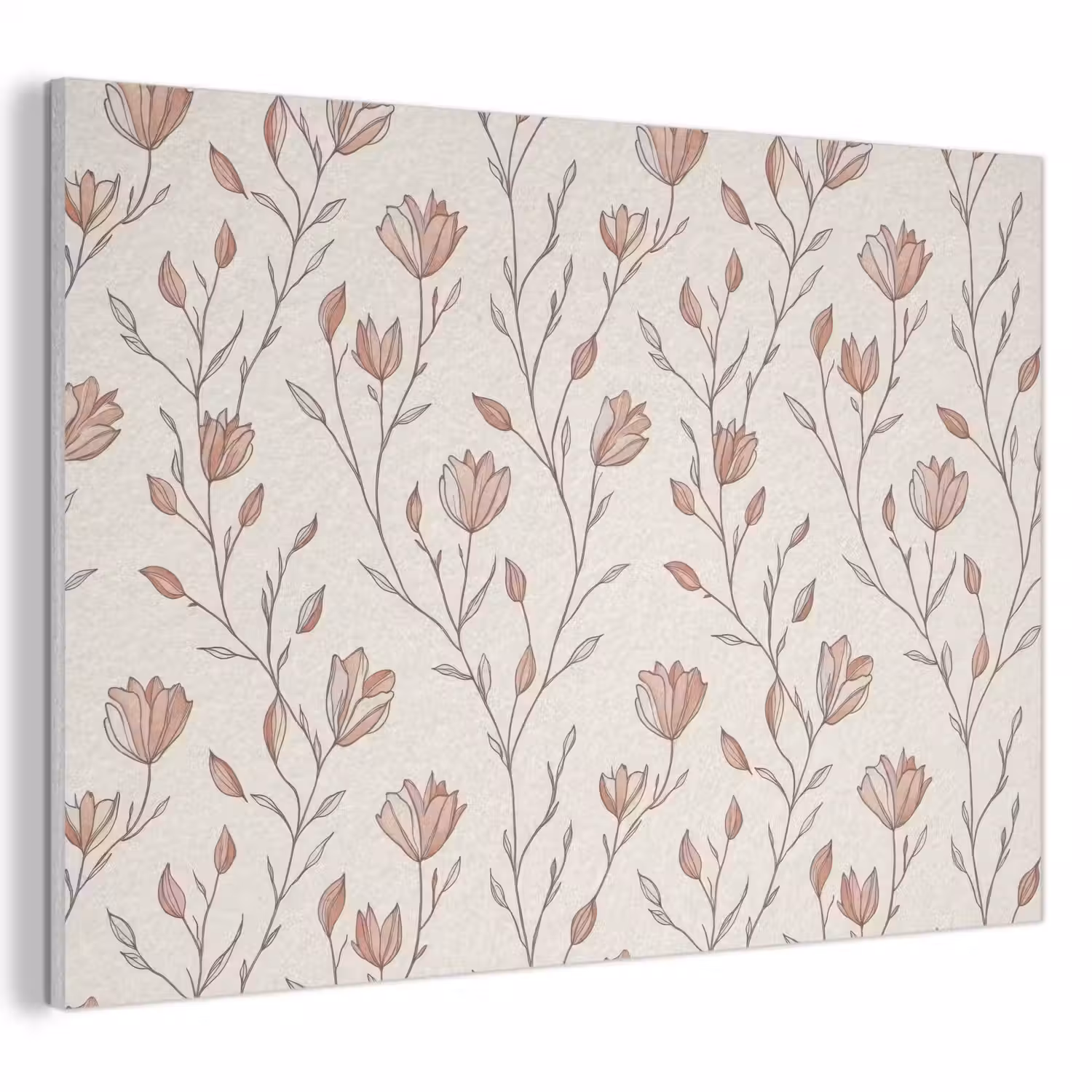 Patroon - Klassiek - Roze PET vilt klein 837 -3d