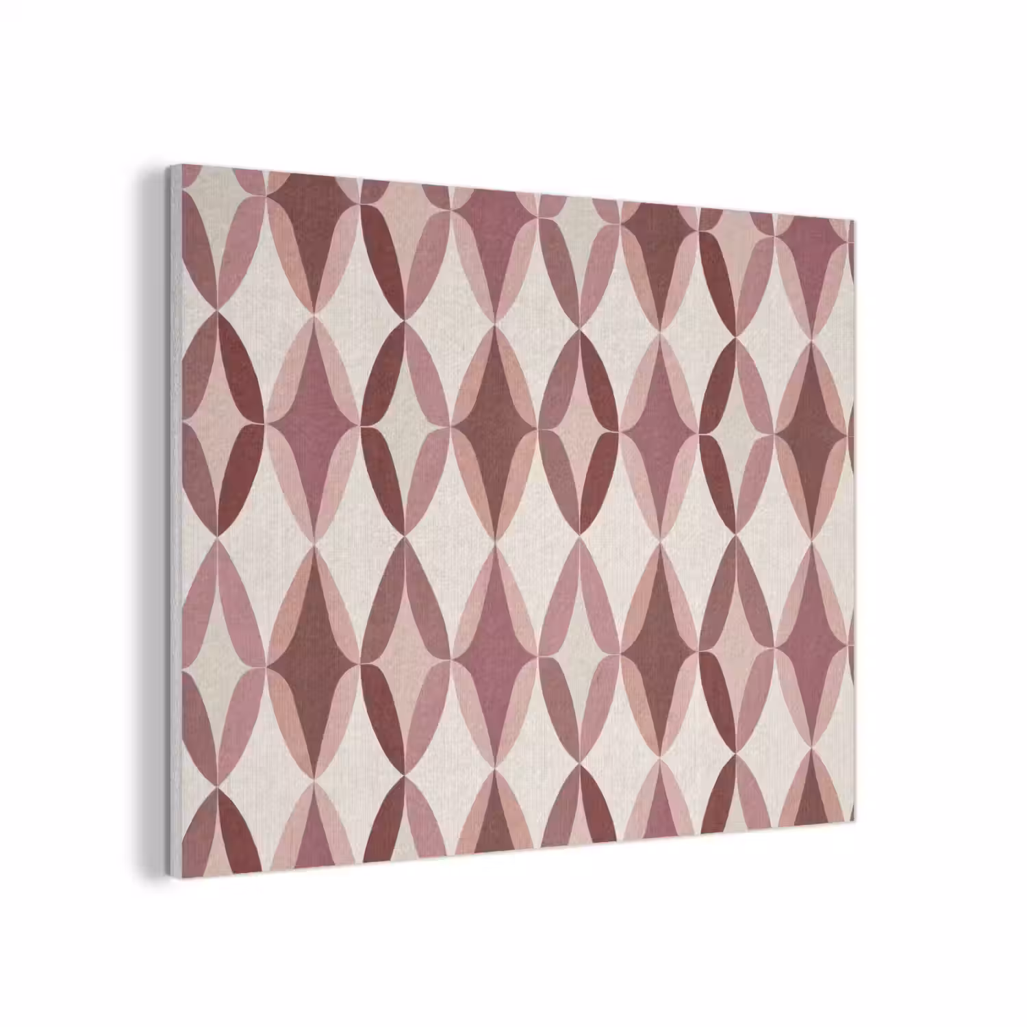 Ovaal - Textuur - Roze PET vilt klein 837 -3d