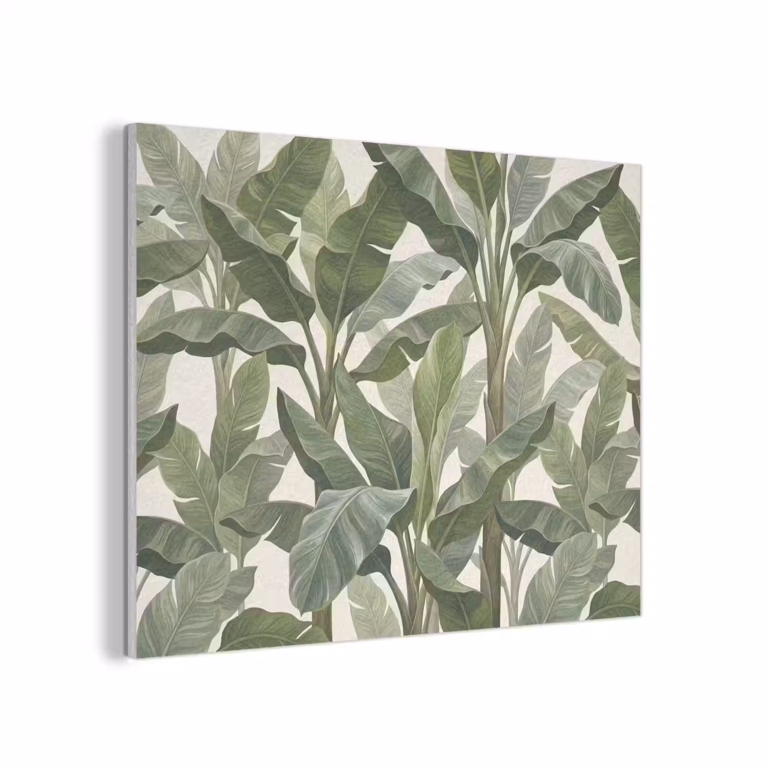 Planten - Bladeren - Tropisch - Groen PET vilt klein -3d