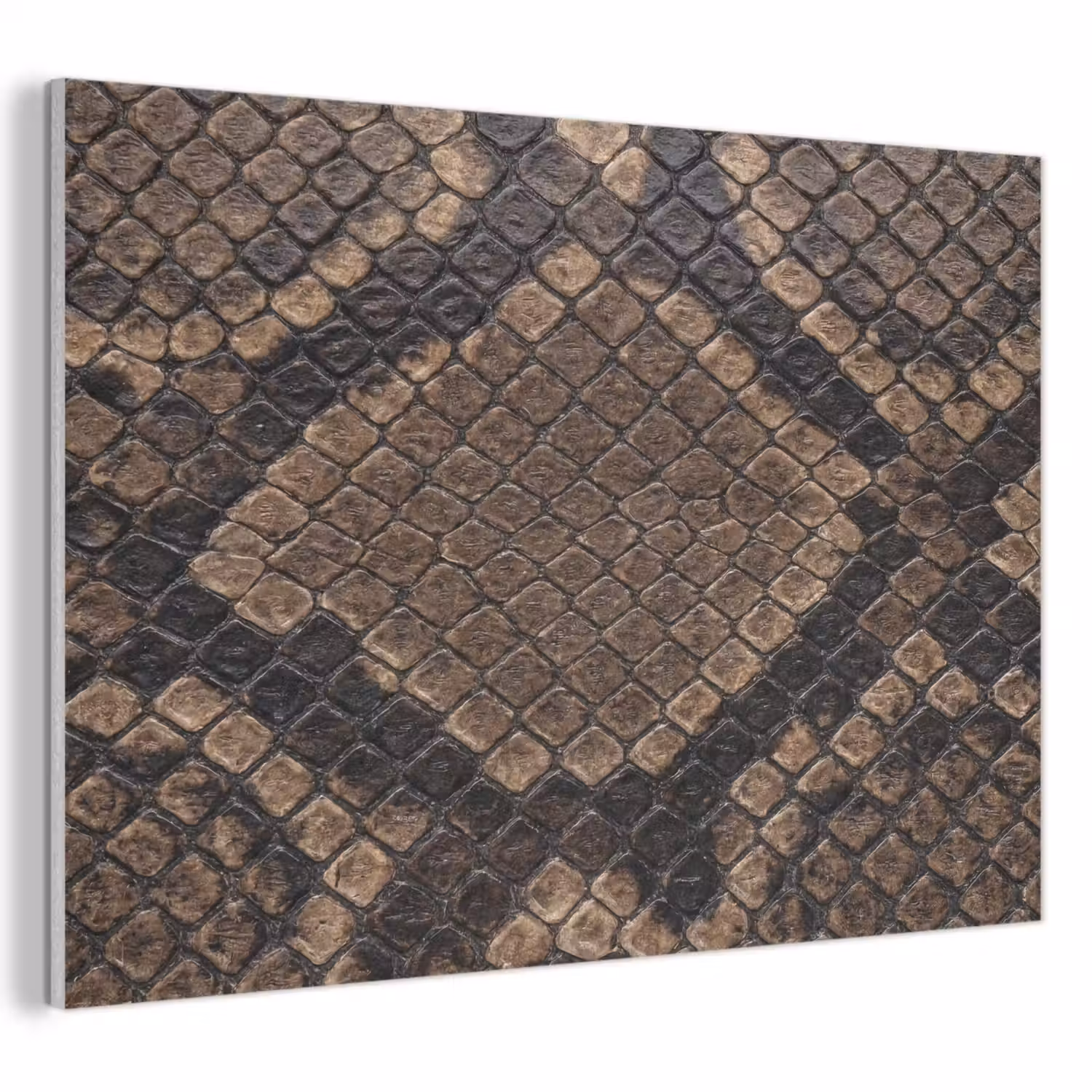 Python - Schubben - Brons PET vilt klein -3d