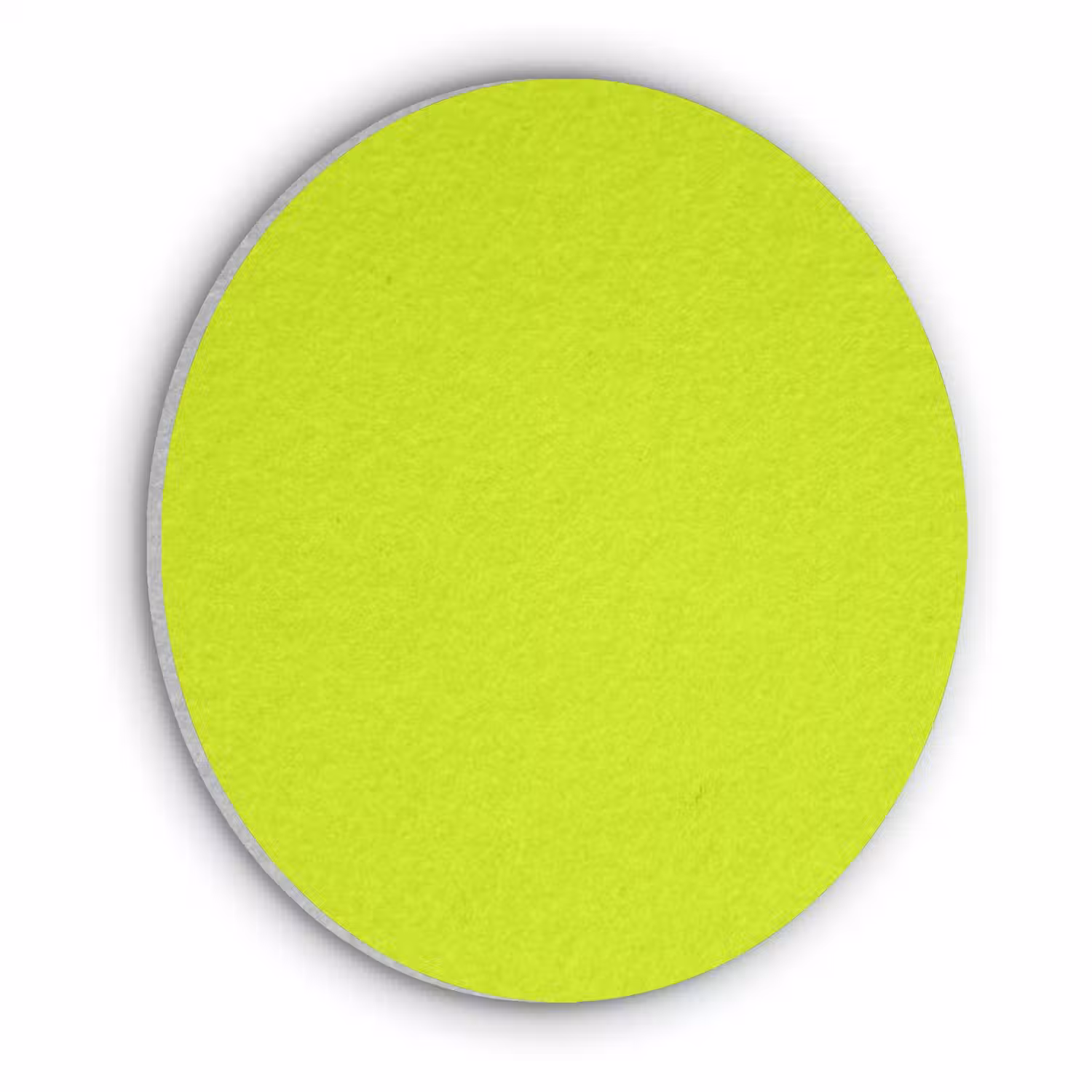 Electric - Lemon - Geel Akoestische PET Vilt - Rond klein 838 -3d