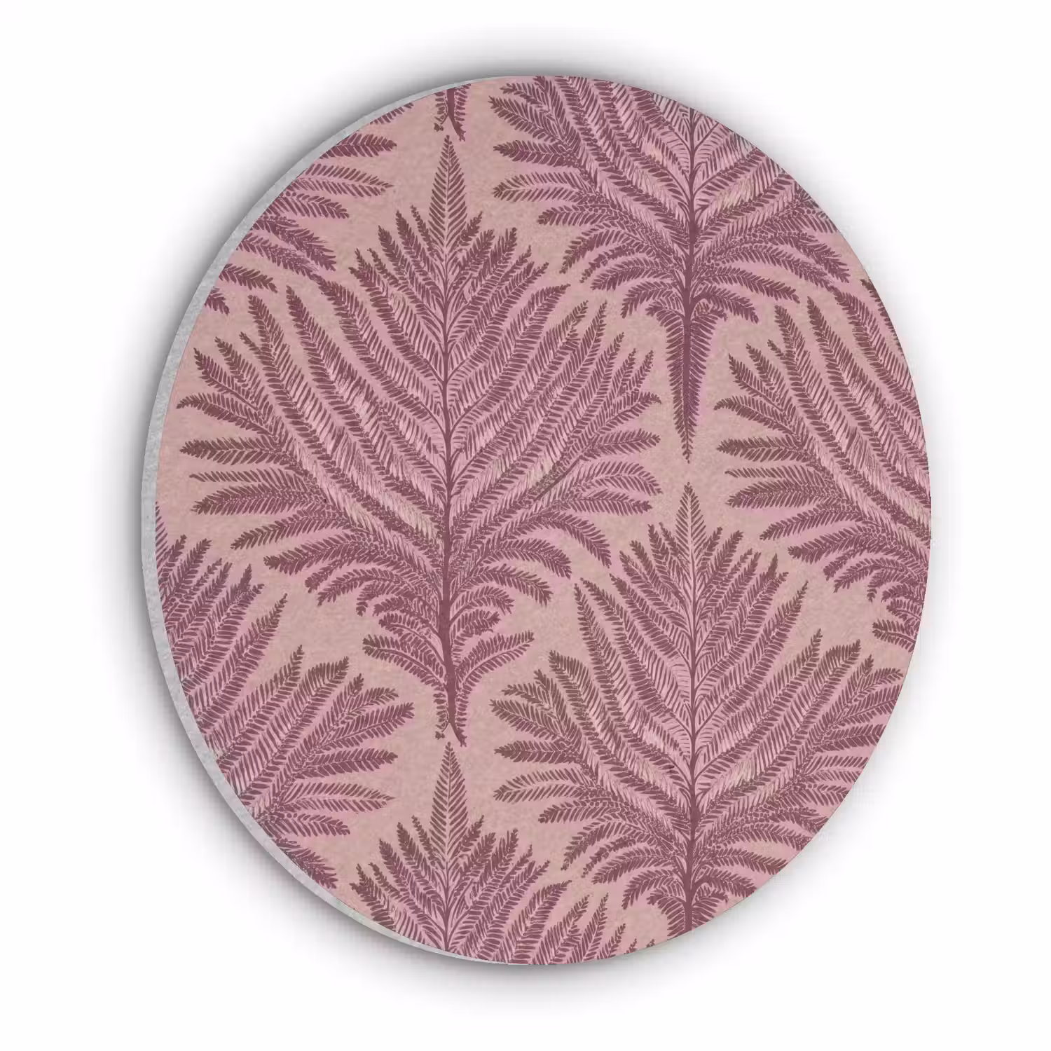 Varen - Patroon - Paars Akoestische PET Vilt - Rond klein 838 -3d