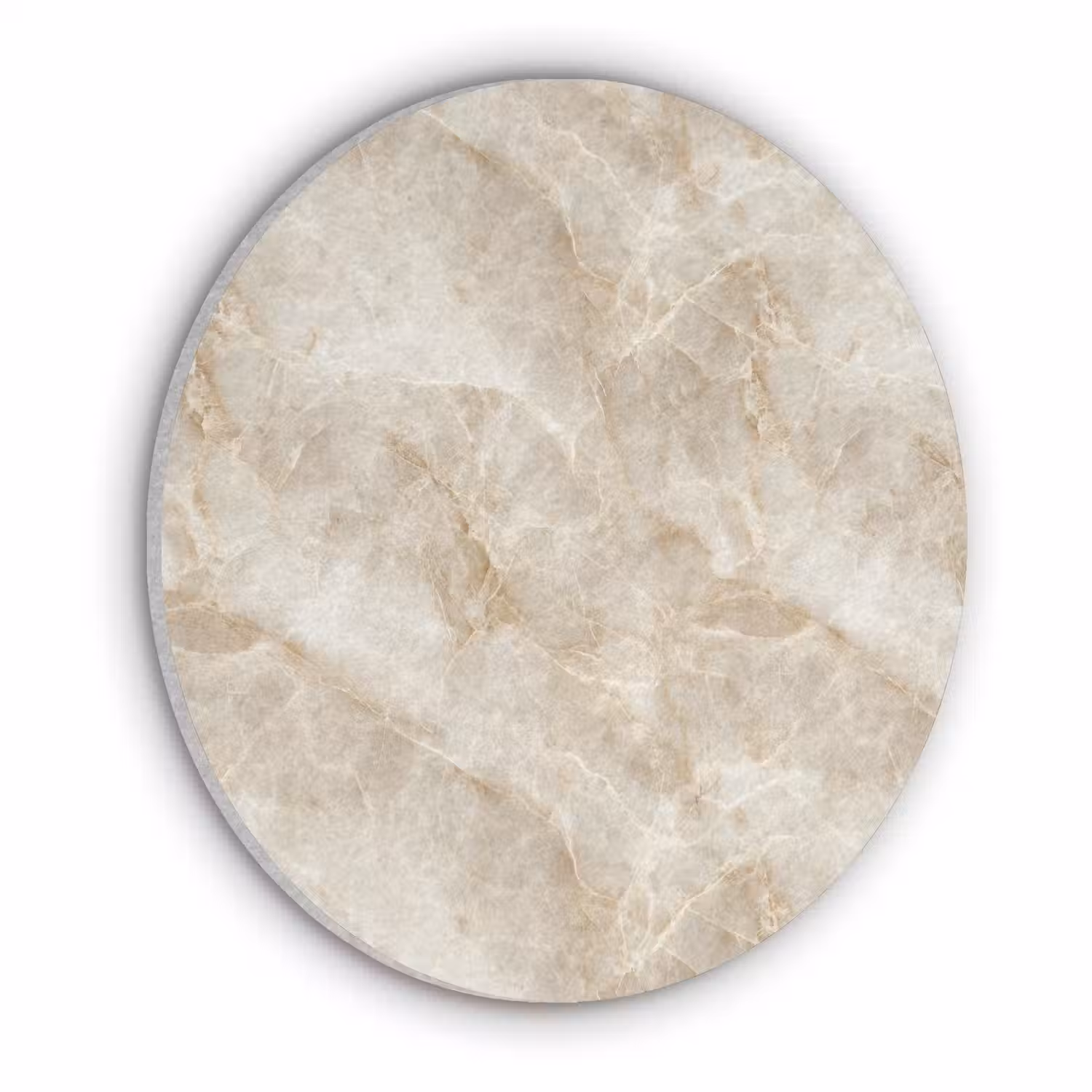Lichtbeige - Onyx - Subtiel Akoestische PET Vilt - Rond klein 838 -3d