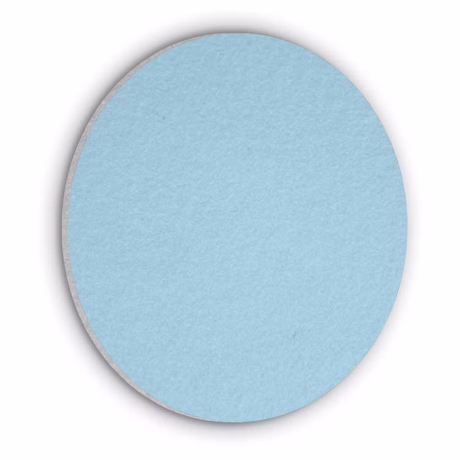 Ice - Blue - Blauw Akoestische PET Vilt - Rond klein 838 -3d