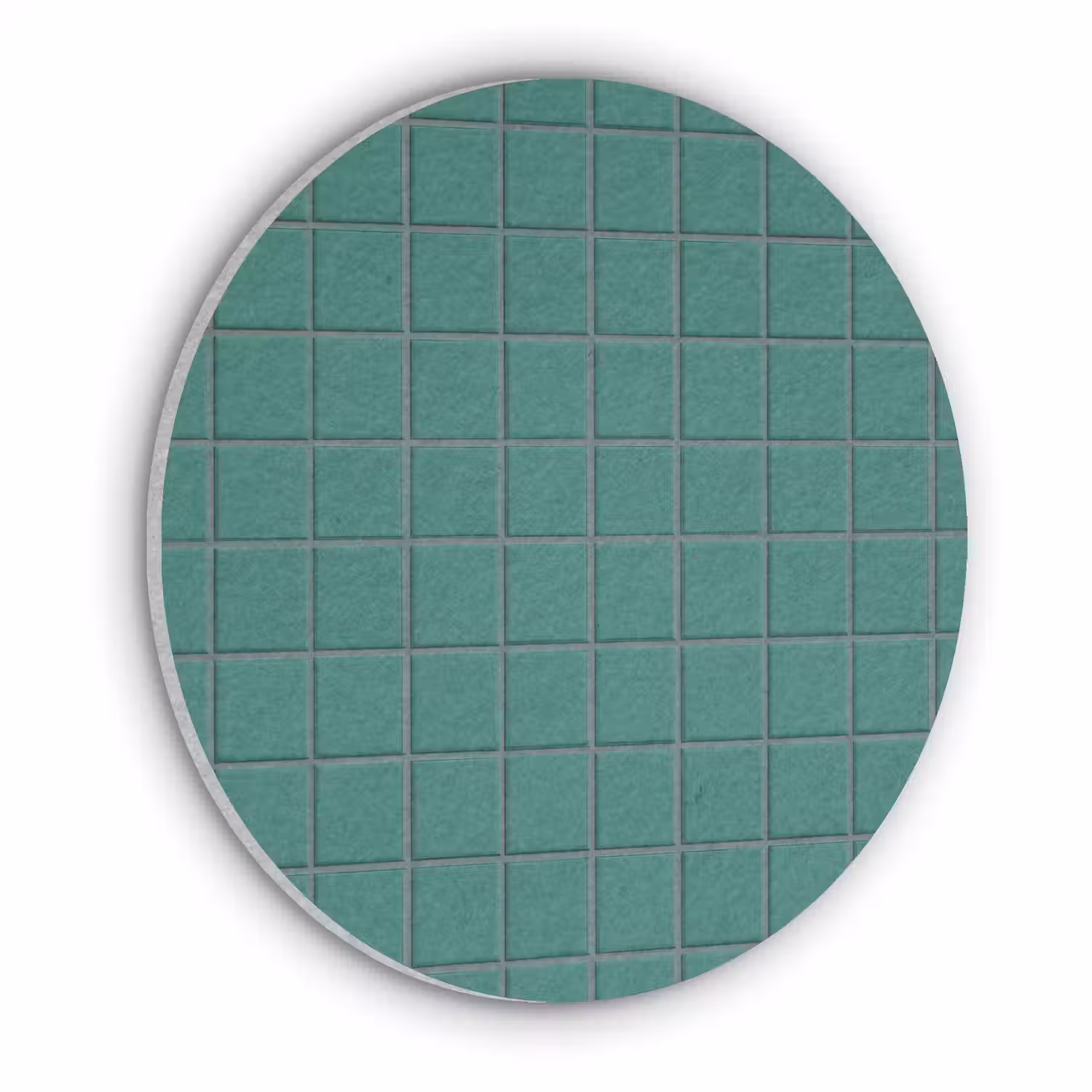 Patroon - Patroon - Smaragd Akoestische PET Vilt - Rond klein 838 -3d