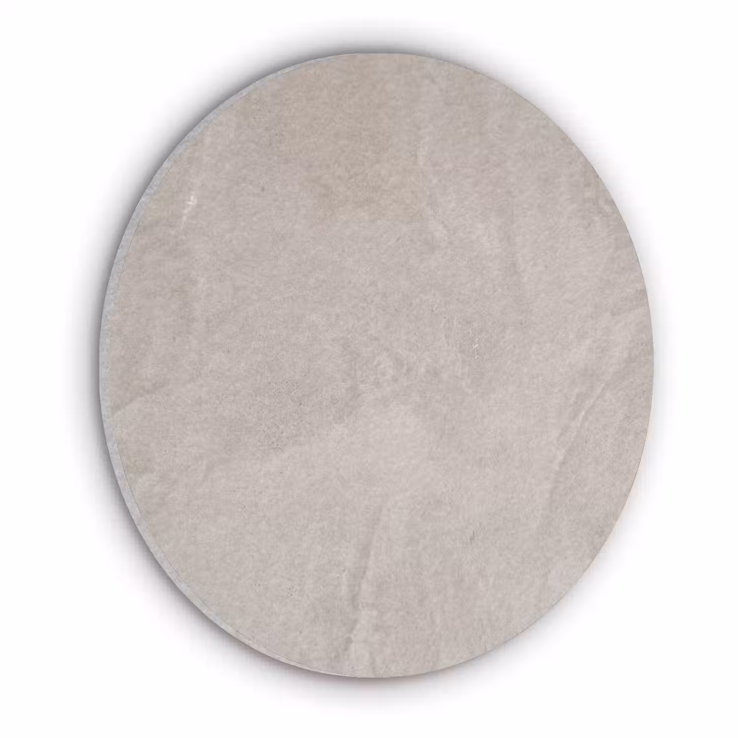 Textuur - Wand - Modern - Beige - Abstract Akoestische PET Vilt - Rond klein -3d