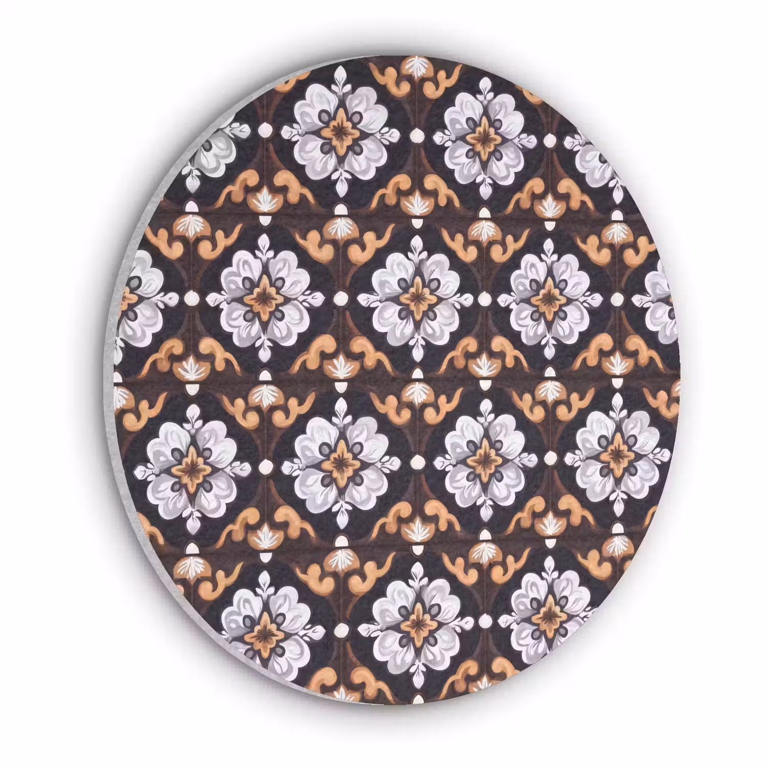 traditioneel - Element - Kleurrijk Akoestische PET Vilt - Rond klein 838 -3d