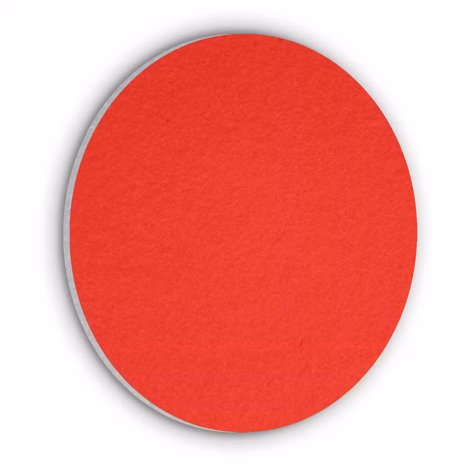 Vibrant - Vermilion - Rood Akoestische PET Vilt - Rond klein 838 -3d