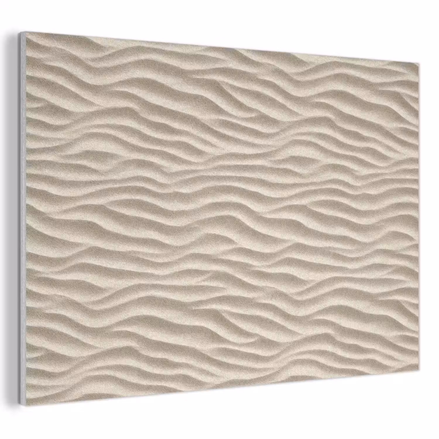 Zand - Golven - Beige PET vilt klein 837 -3d