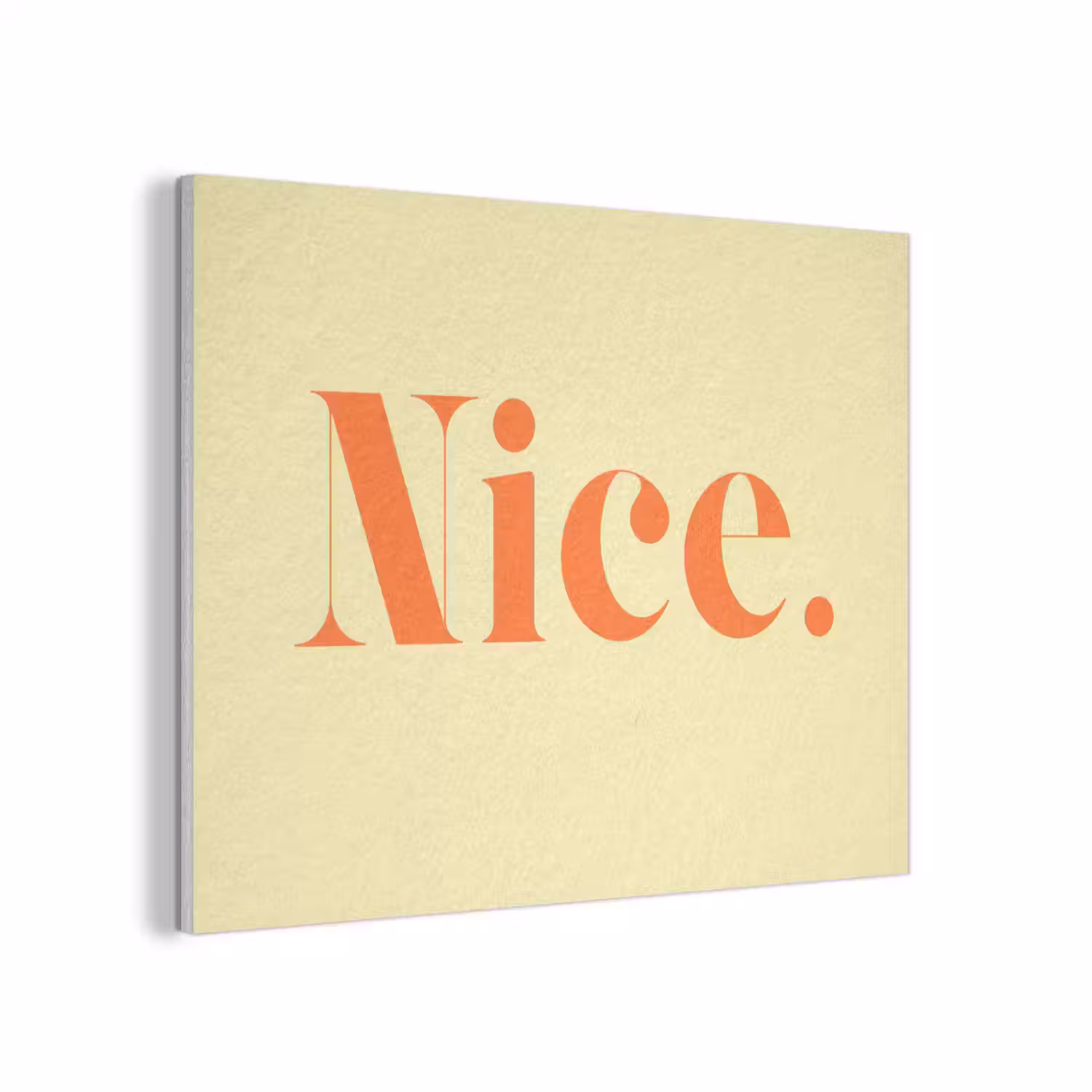 Nice - Oranje - Geel - Minimalistisch PET vilt klein -3d