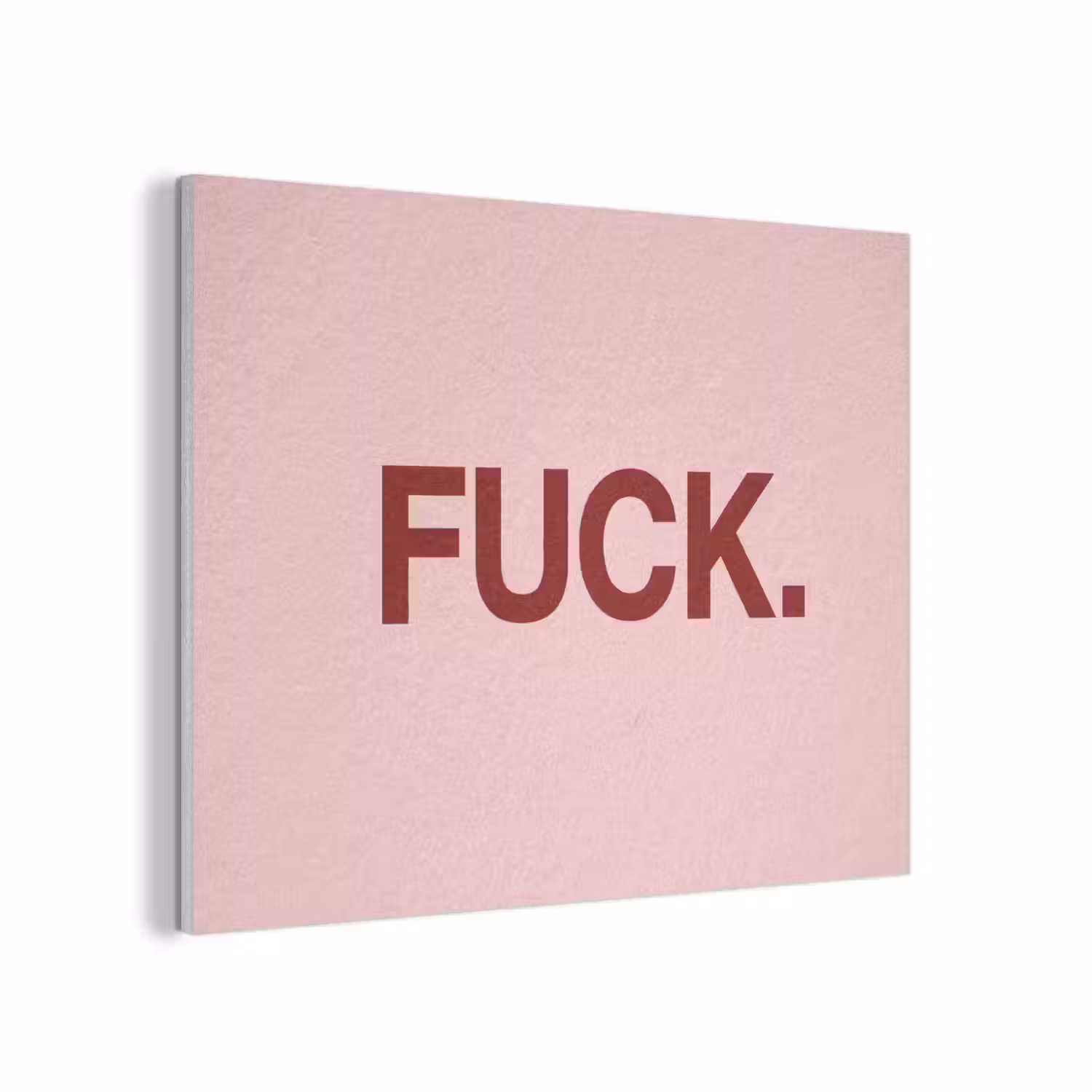 Statement - Krachtig - Roze PET vilt klein -3d