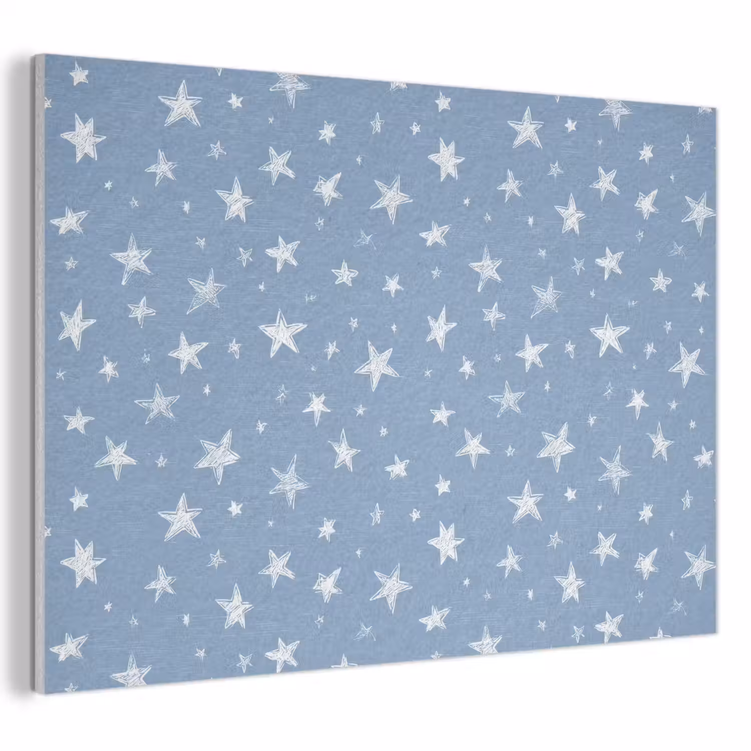 Sterretjes - Patroon - Blauw PET vilt klein 837 -3d