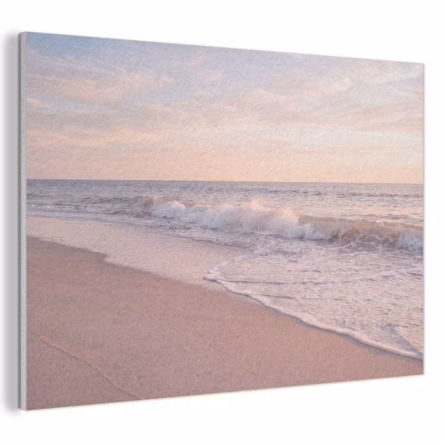 Strand - Zee - Golven - Natuur - Zonsondergang PET vilt klein -3d