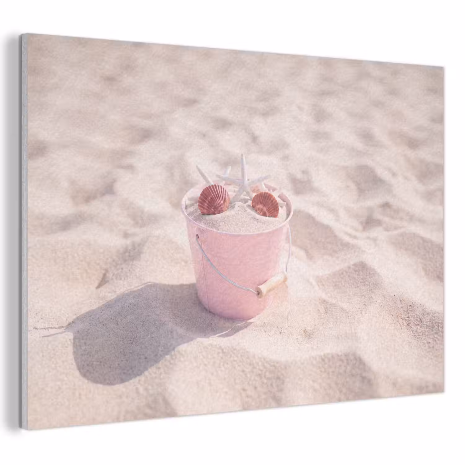 Strand - Schelpen - Zomer - Roze - Decoratie PET vilt klein -3d