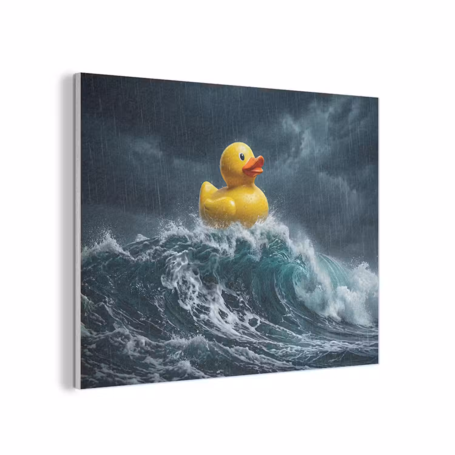 Storm - Badeend - Golven PET vilt klein -3d