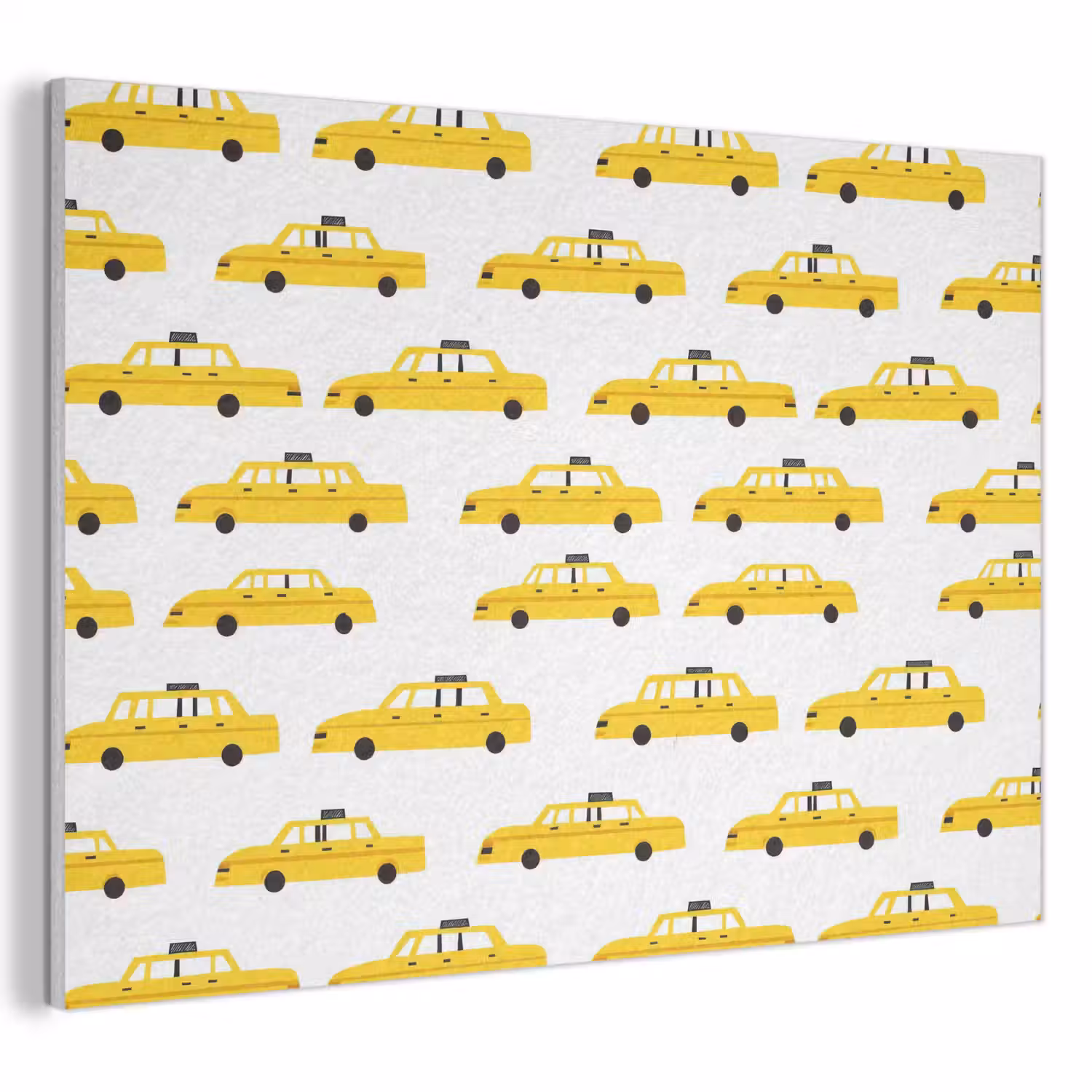 Taxi - Iconisch - Geel PET vilt klein 837 -3d