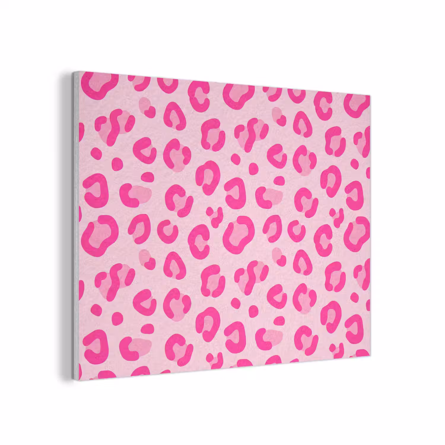 Dierenprint - Patroon - Abstract - Modern - Roze PET vilt klein -3d